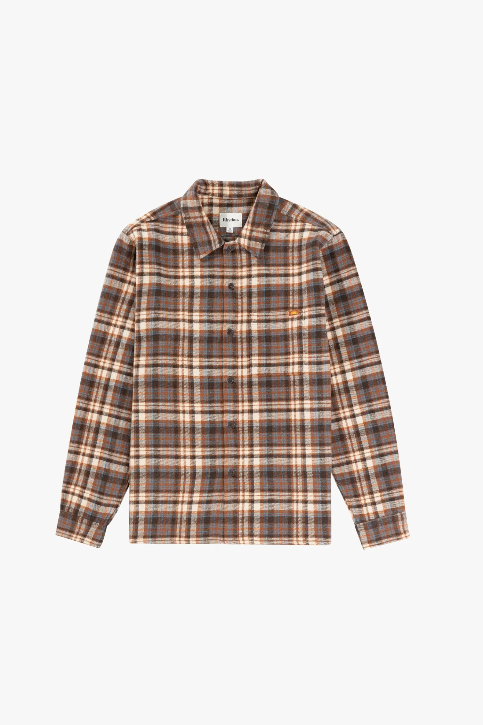 Albert Check LS Shirt Almond
