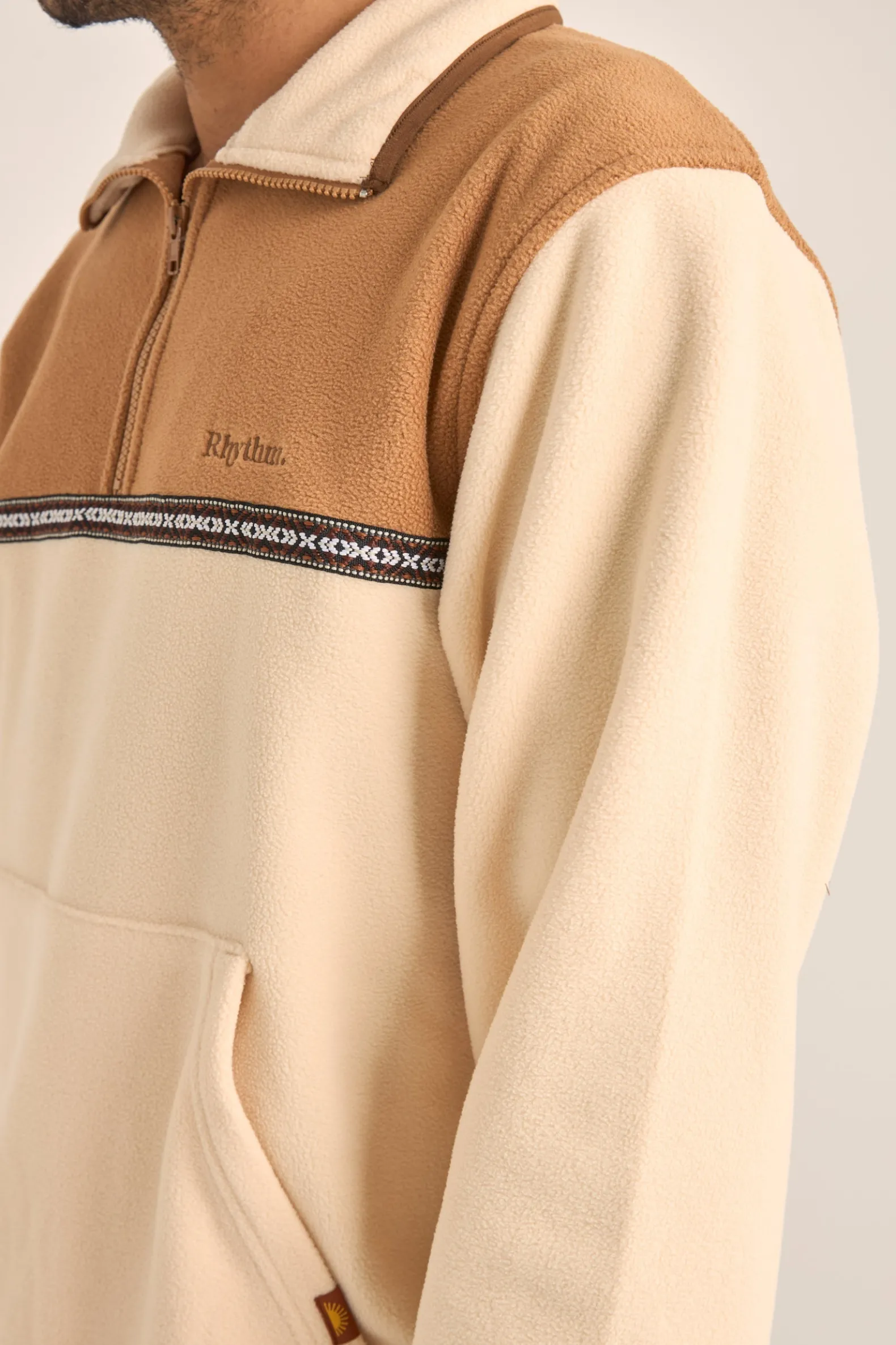 Alder Half Zip Pull Over Latte