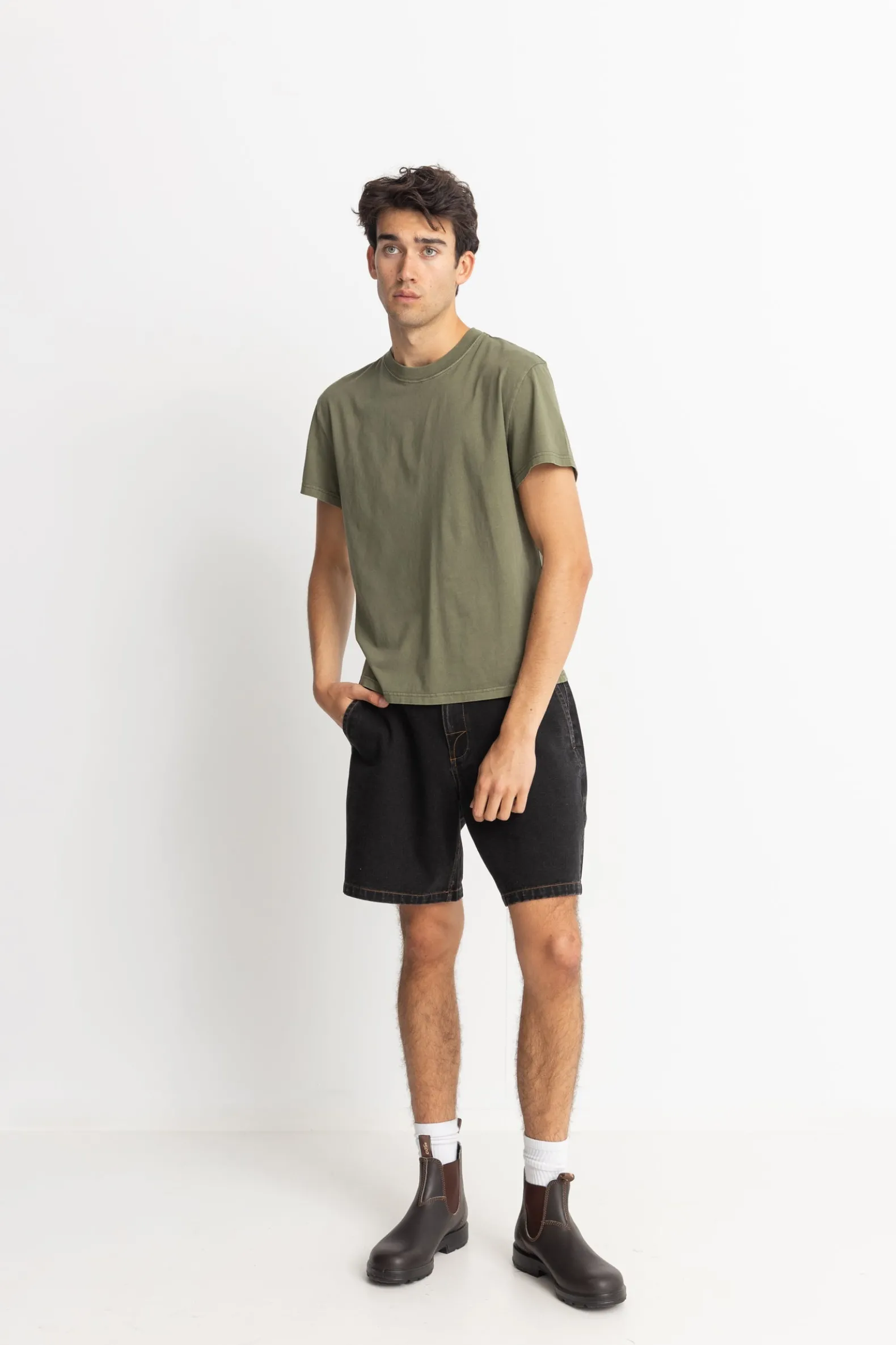 Band SS T-Shirt Olive