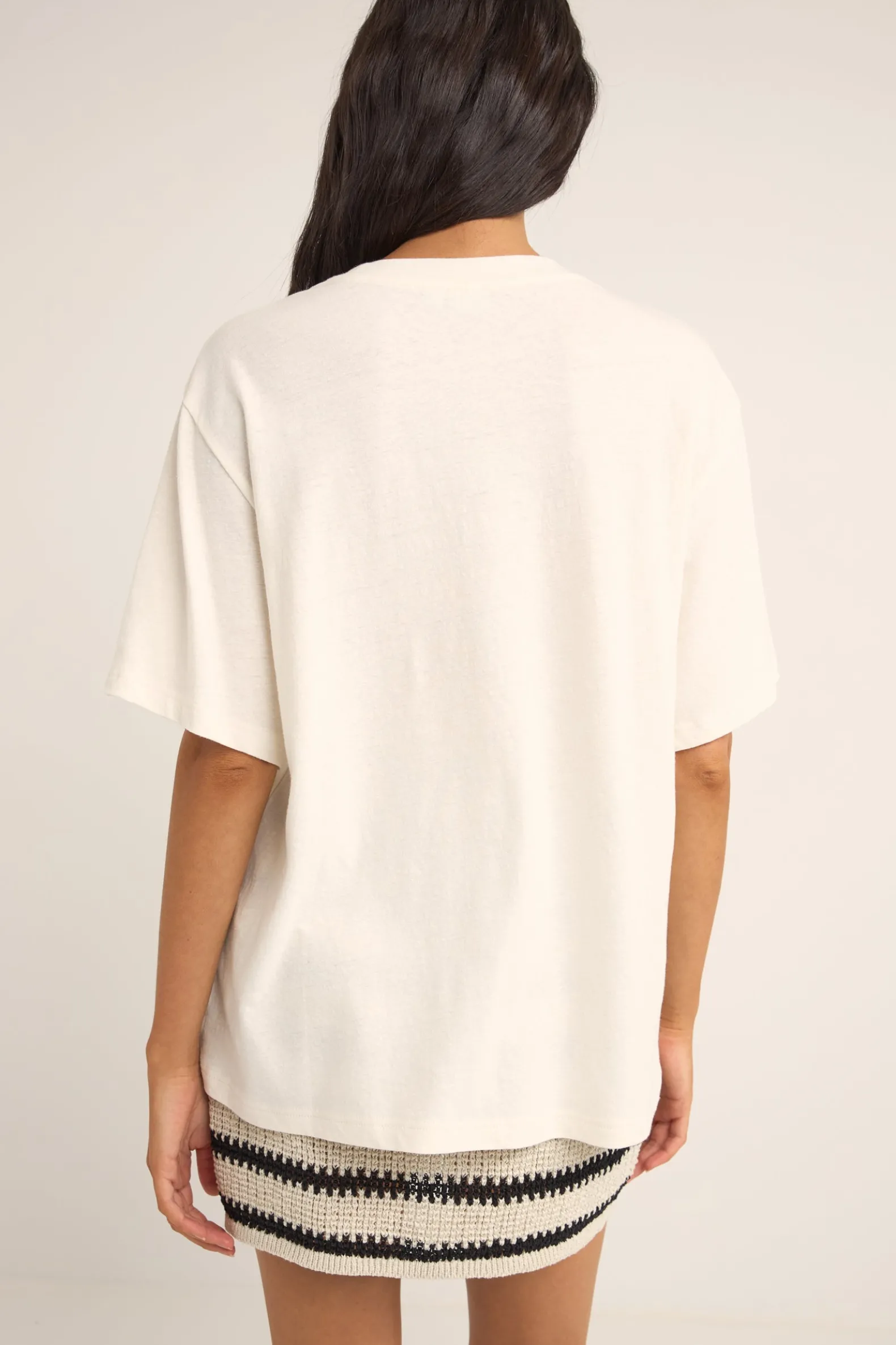 Bloom Studio Oversized T-Shirt Vintage White