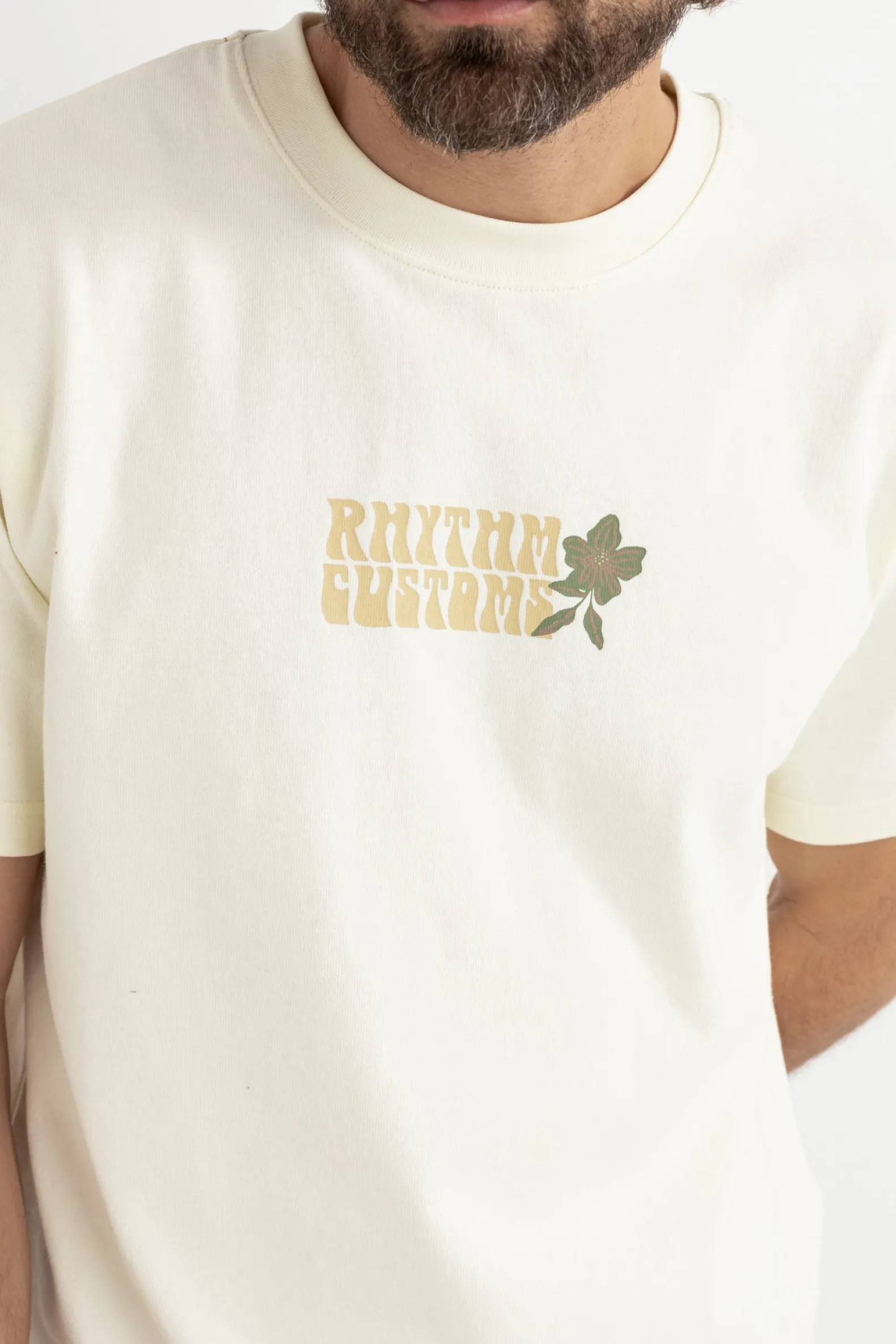 Blossom Vintage Ss T-Shirt Ecru