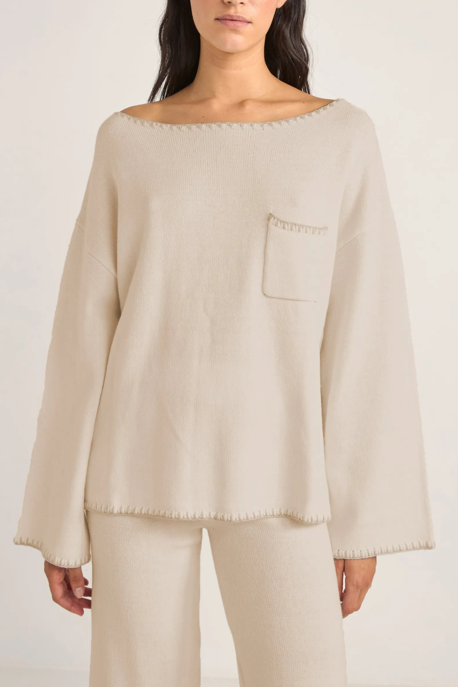 Bondi Knit Jumper Natural