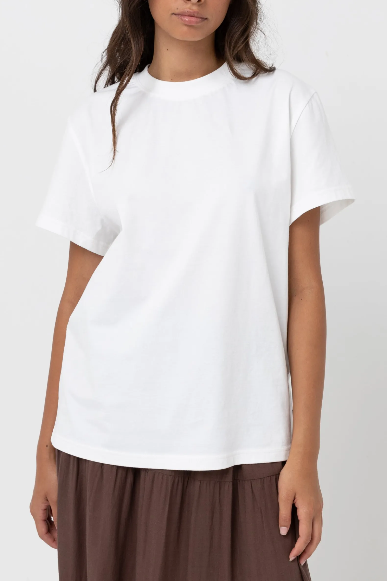 Classic Band Tee White