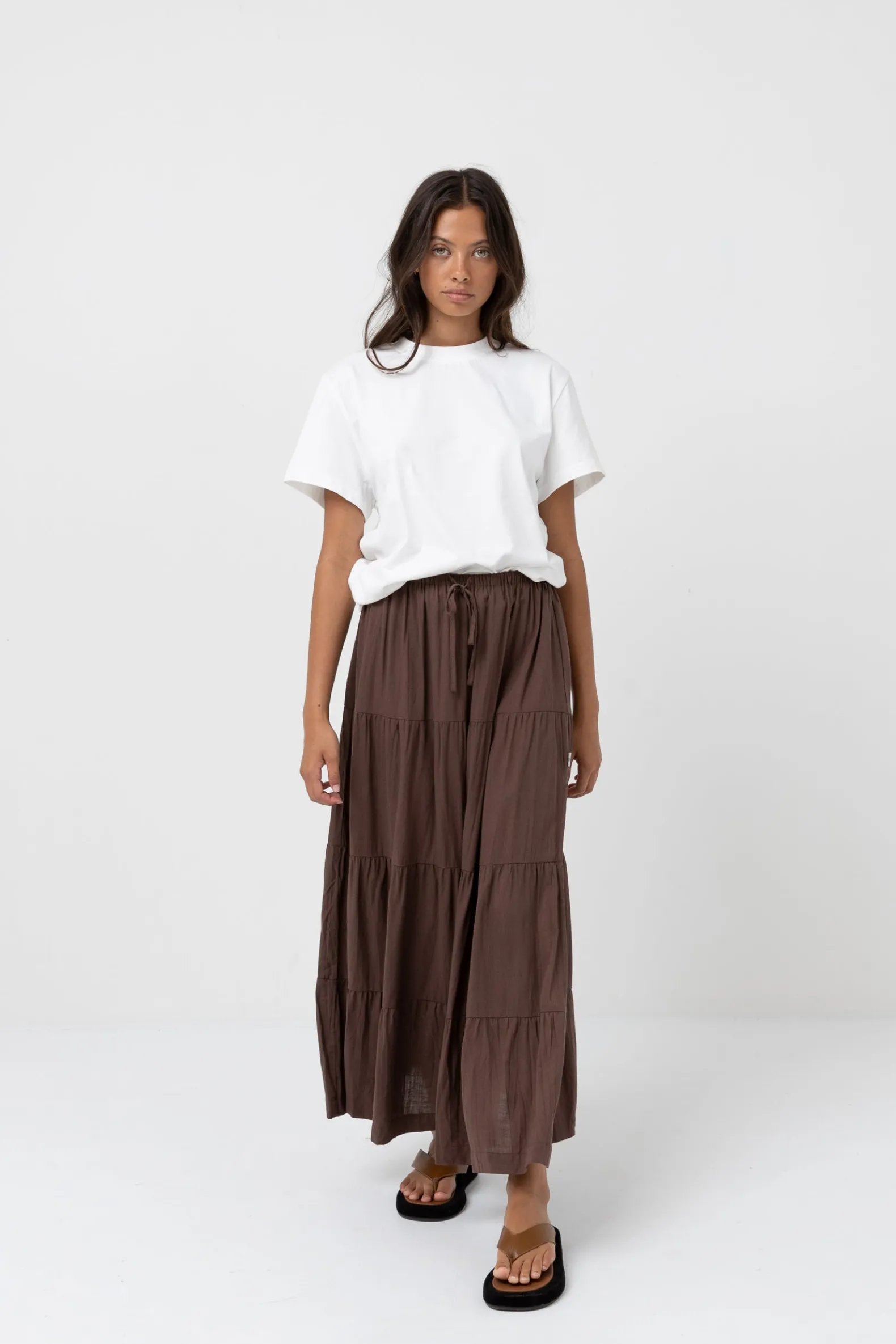 Classic Band Tee White