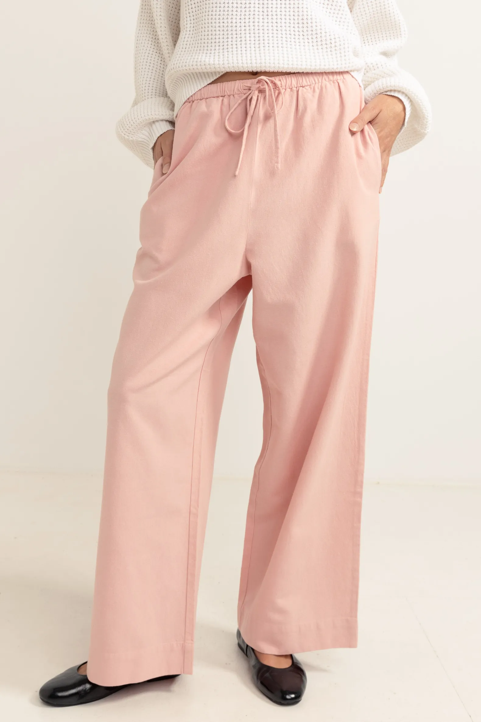 Classic Drawstring Pant Rose