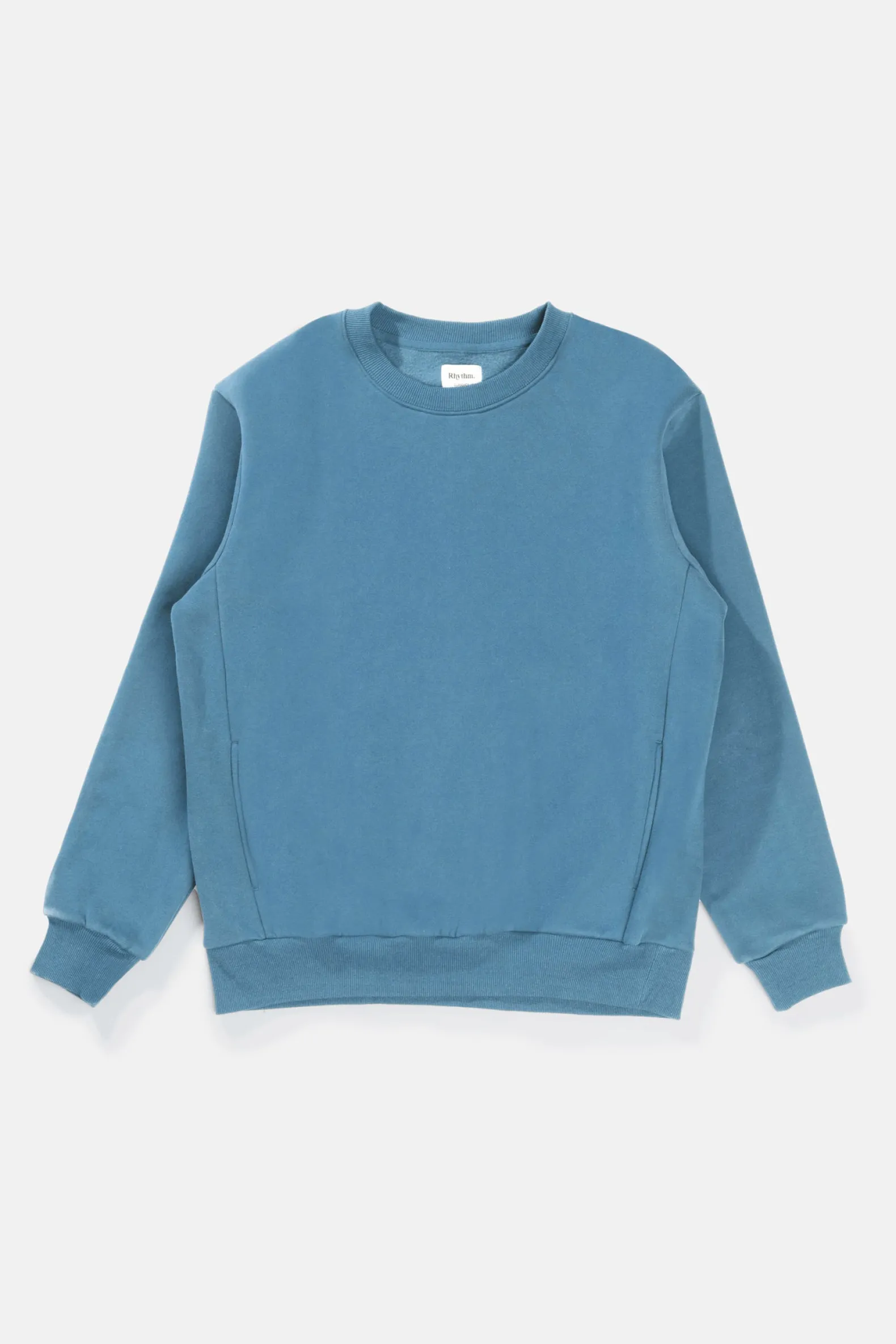 Classic Fleece Crew Mineral Blue