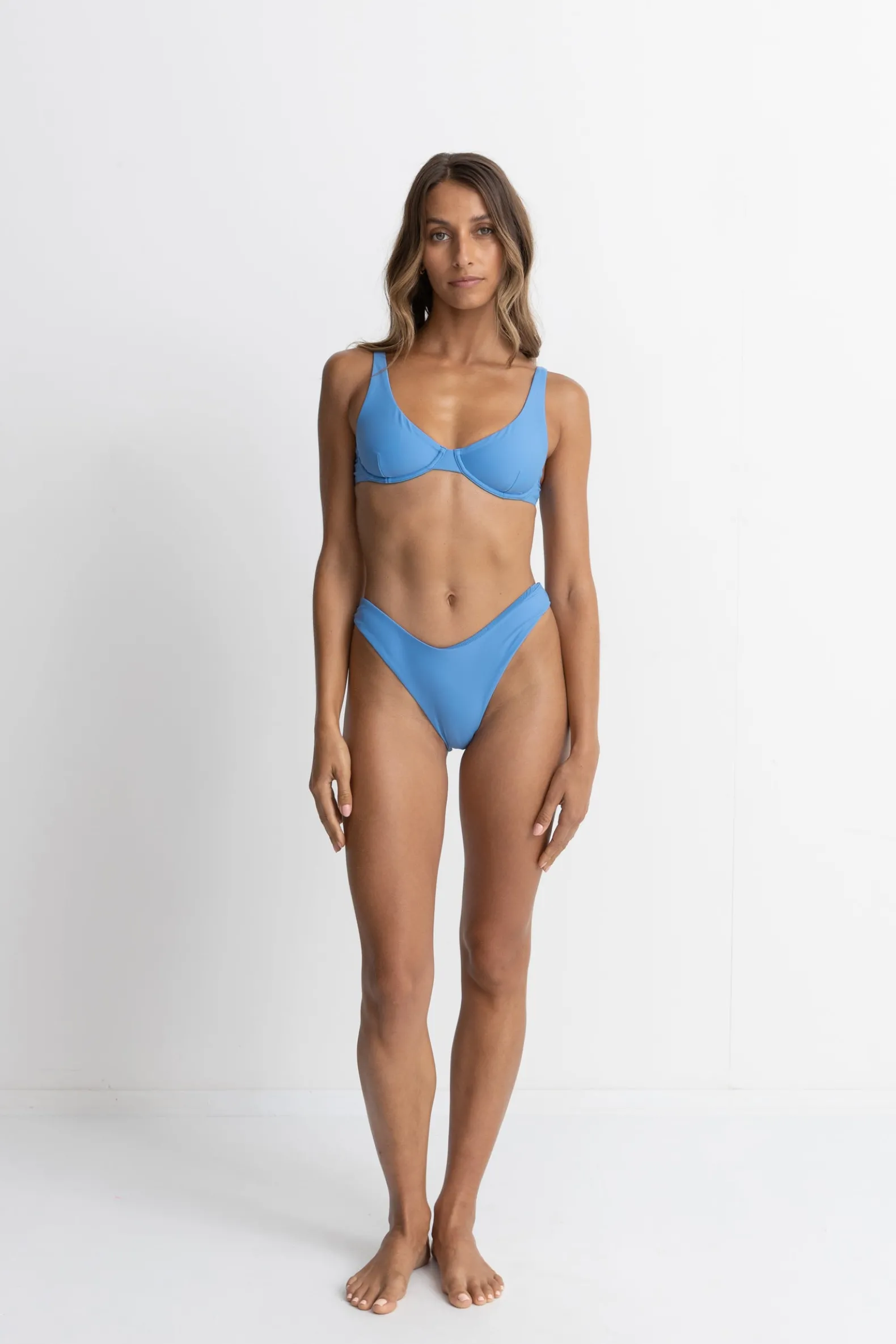 Classic Hi Cut Pant Blue