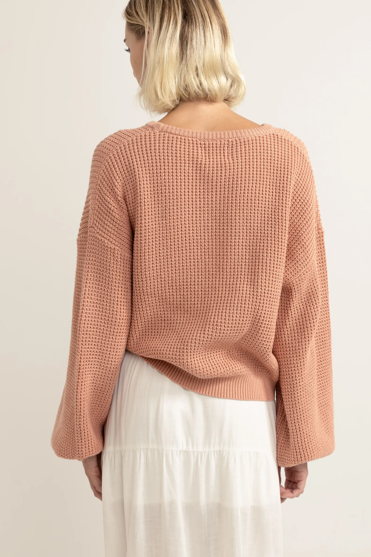Classic Knit Jumper Rose