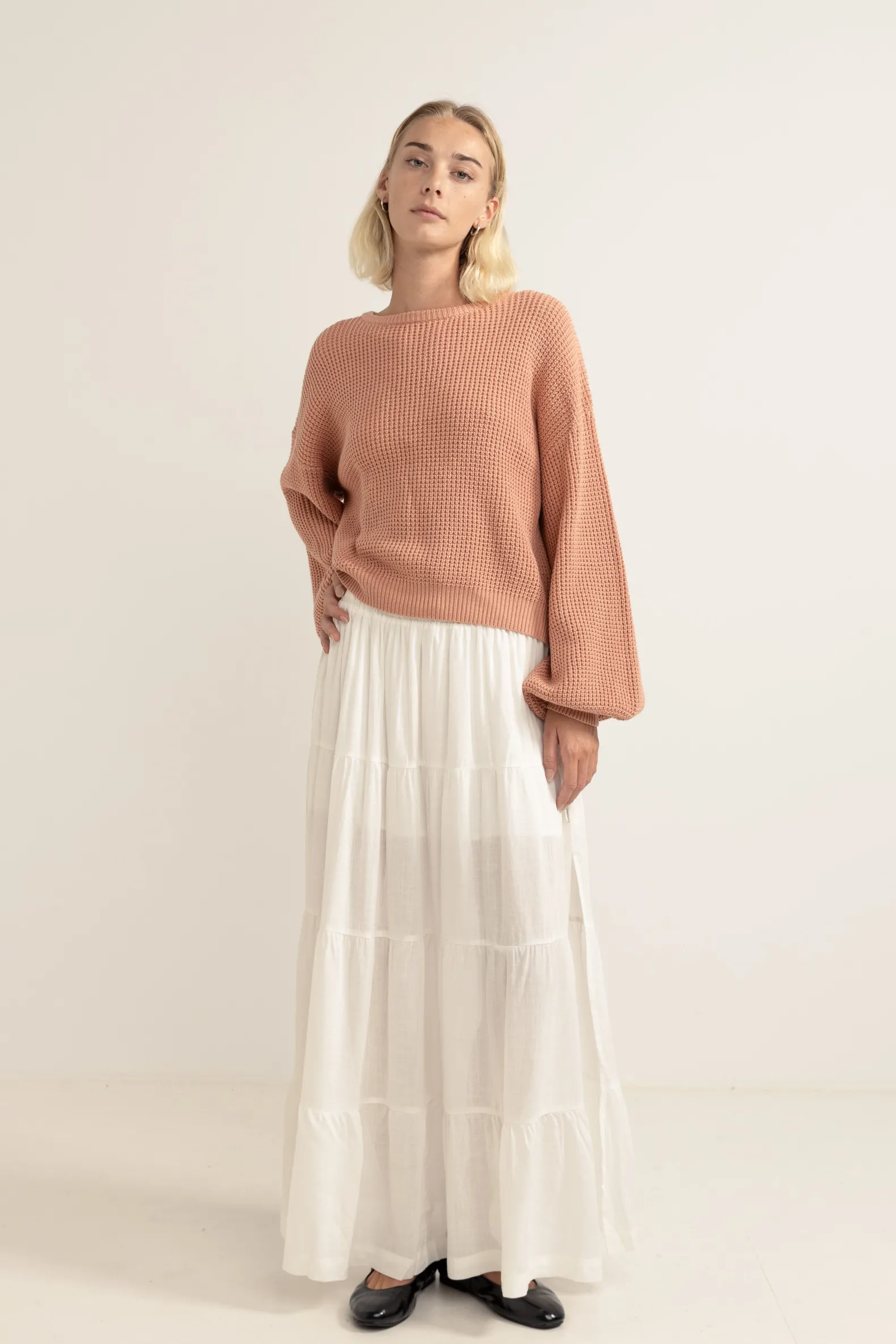 Classic Knit Jumper Rose
