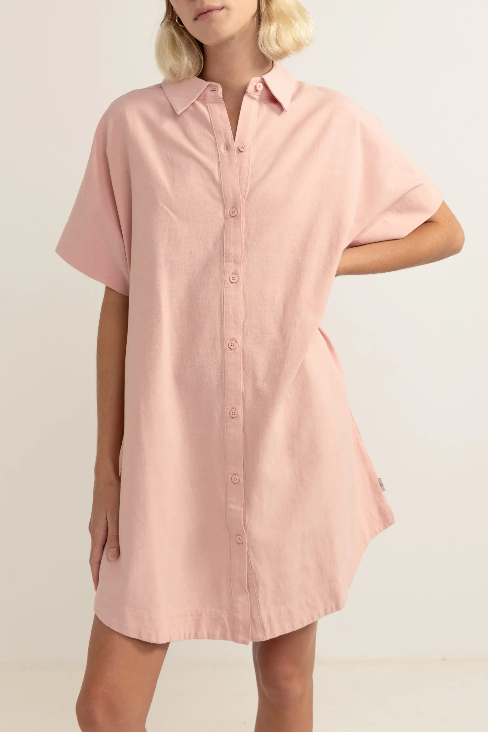 Classic Shirt Dress Rose