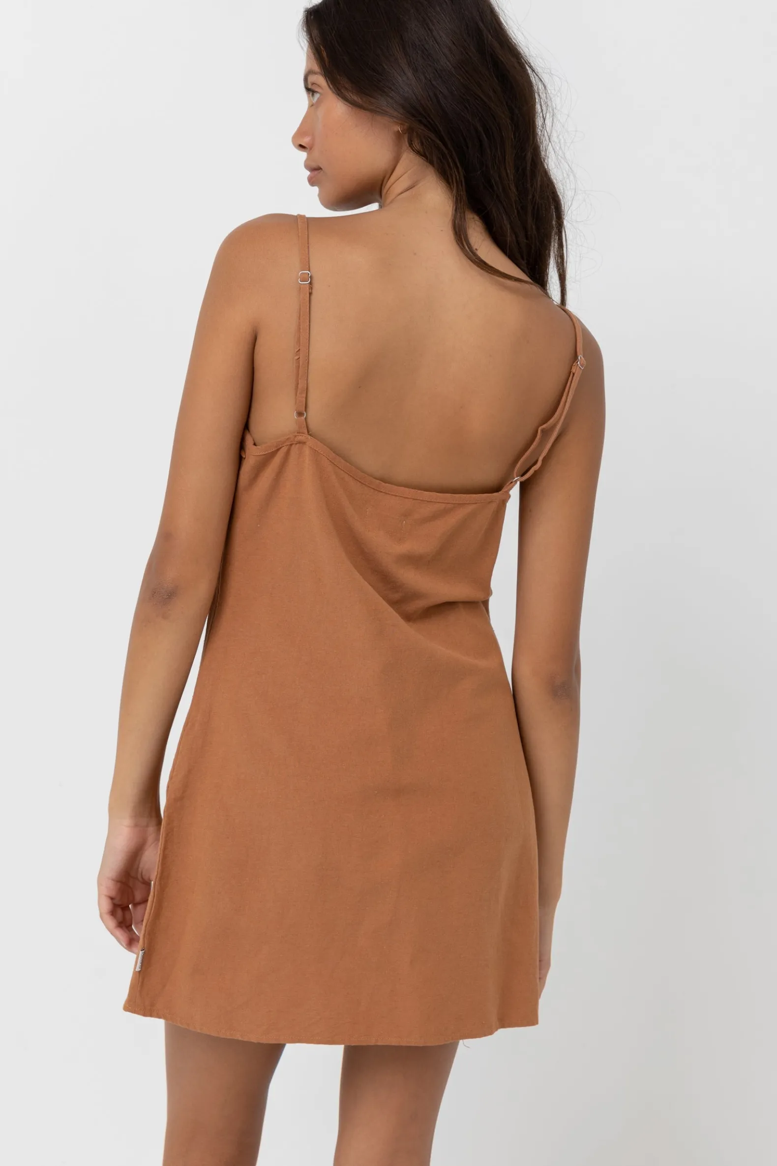 Classic Slip Dress Caramel