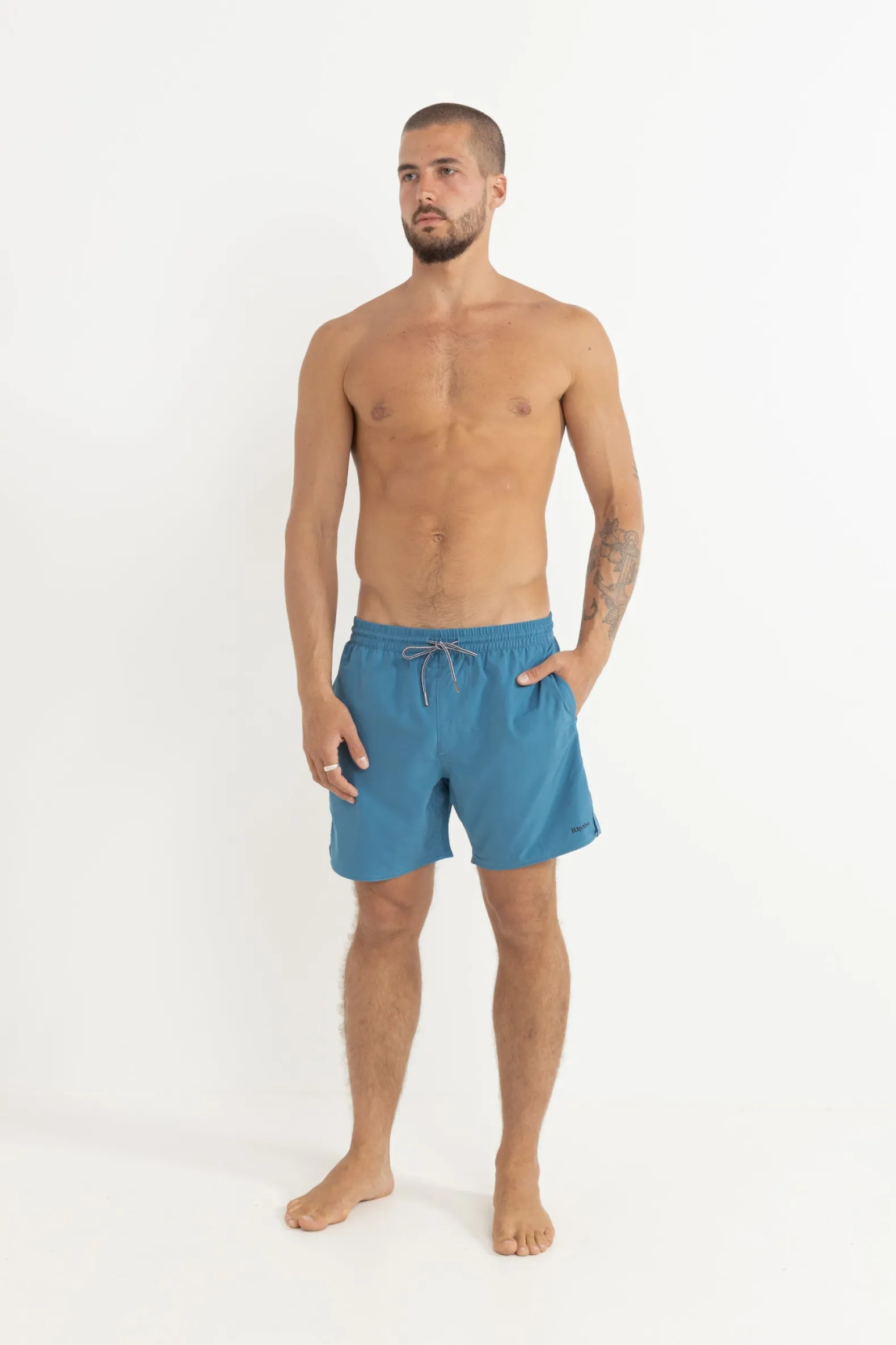 Classic Stretch Trunk Mineral Blue