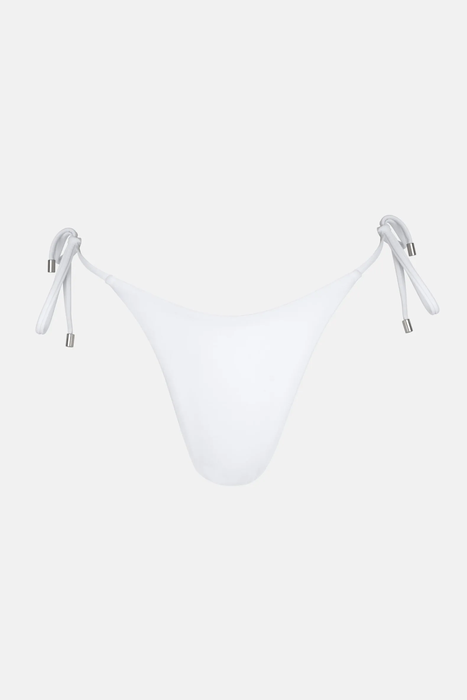 Classic Tie Side Hi Cut Pant White