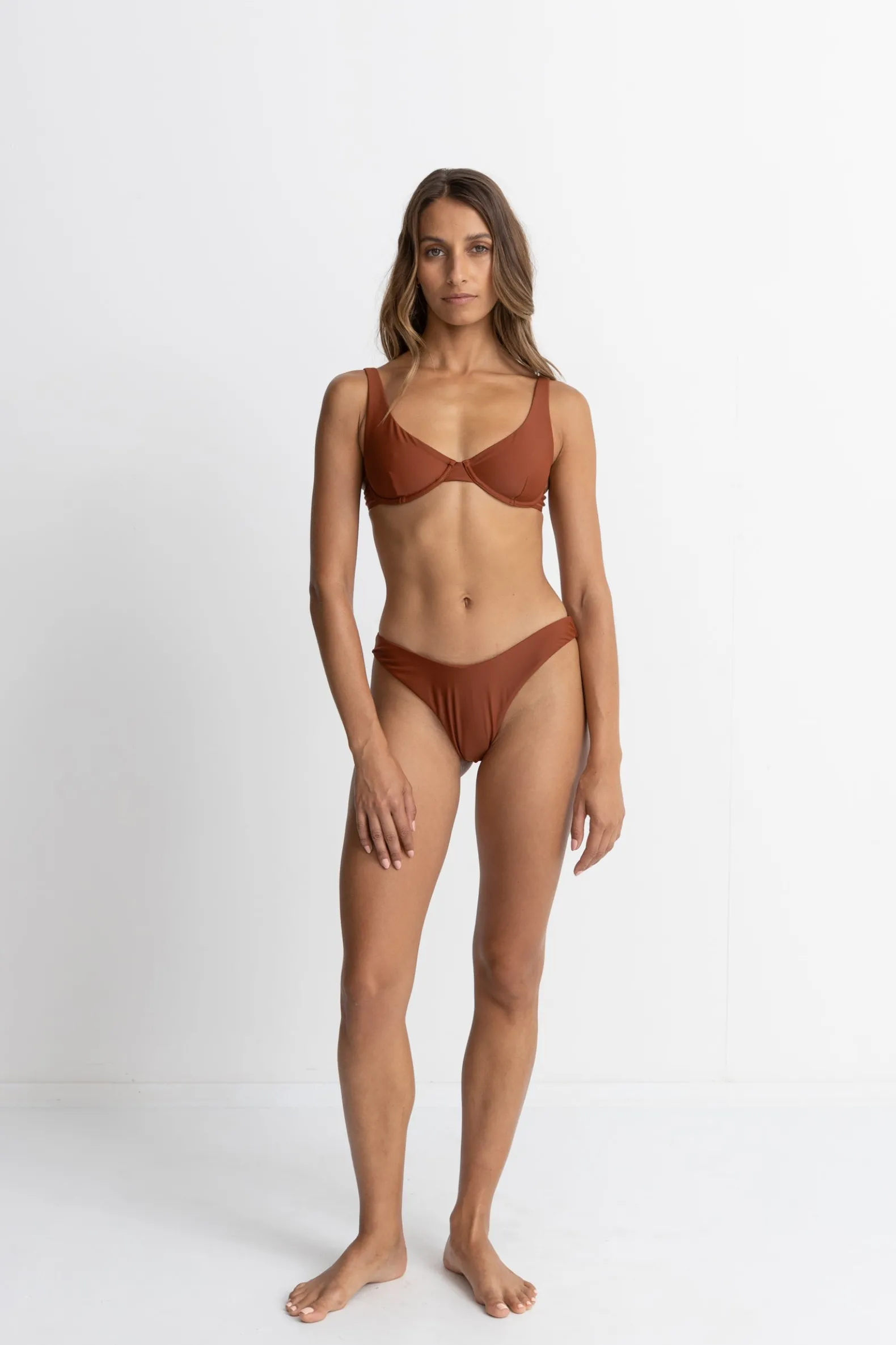 Classic Underwire Top Rust