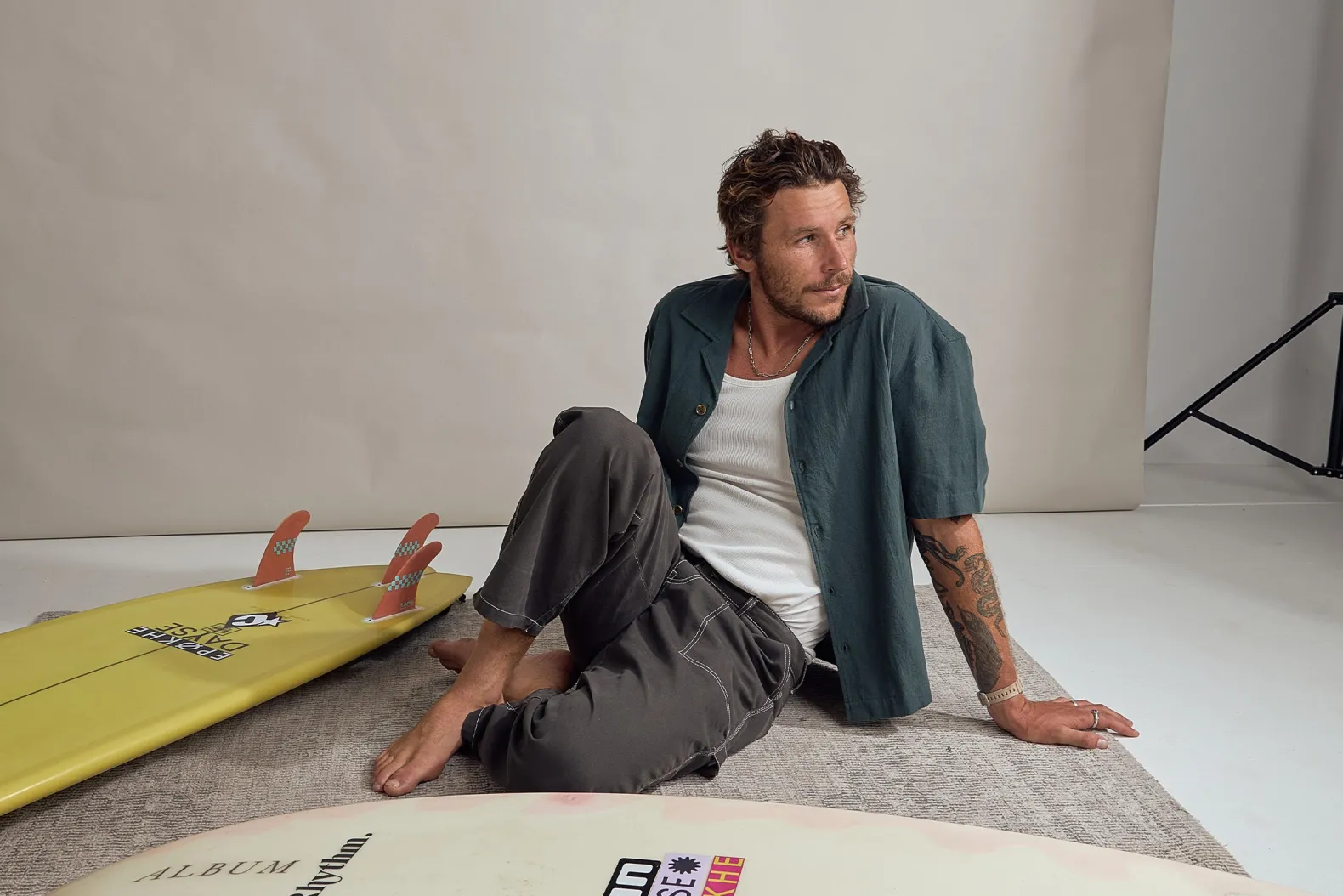 Contrast Stitch Carpenter Pant Black