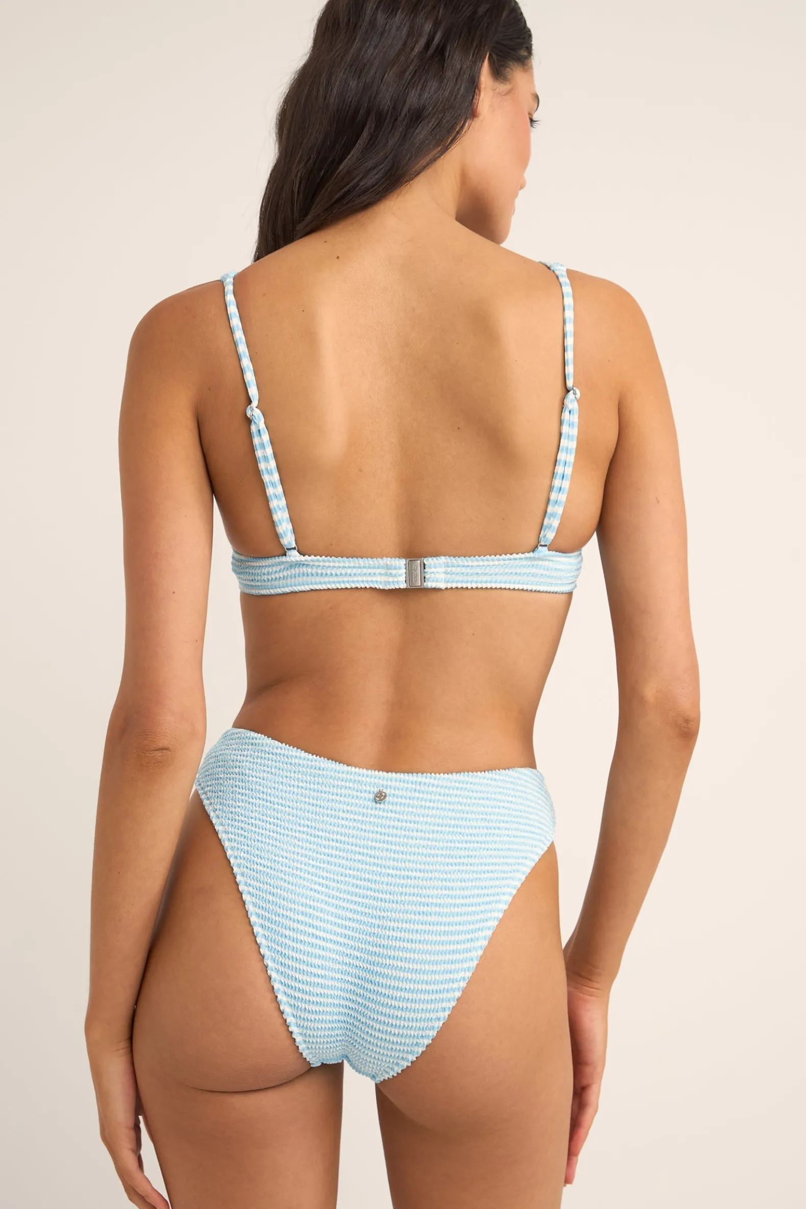 Cove Stripe Underwire Top Blue