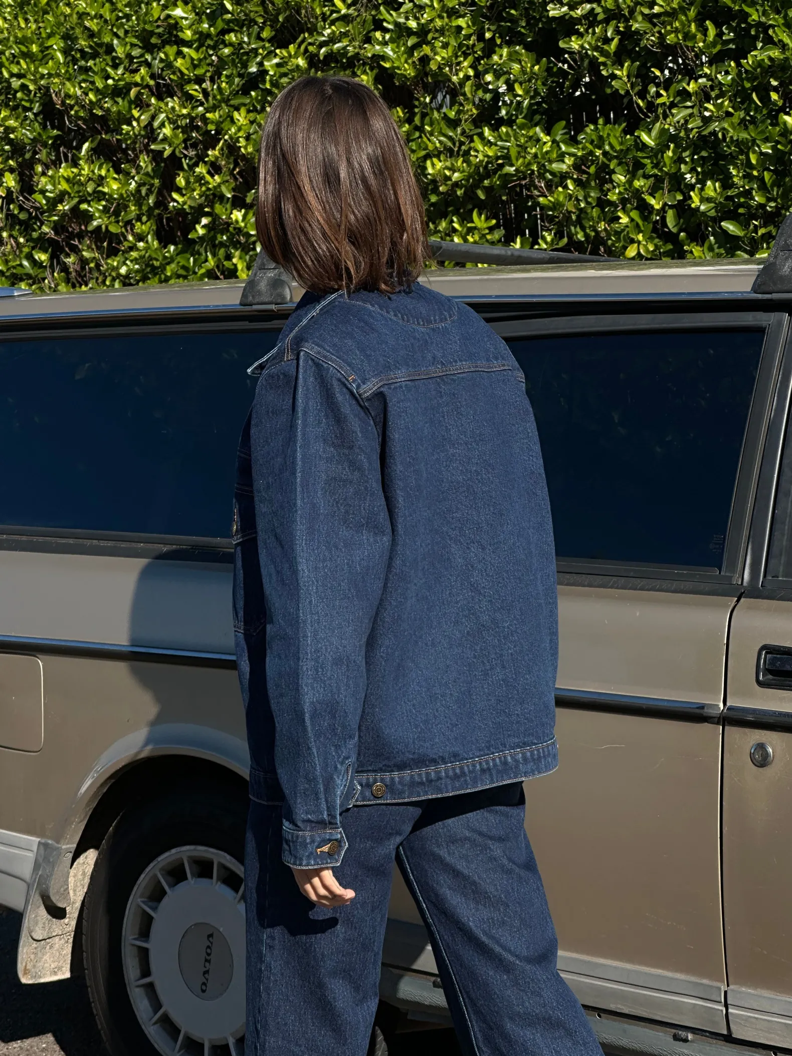 Demi Oversized Denim Jacket Indigo
