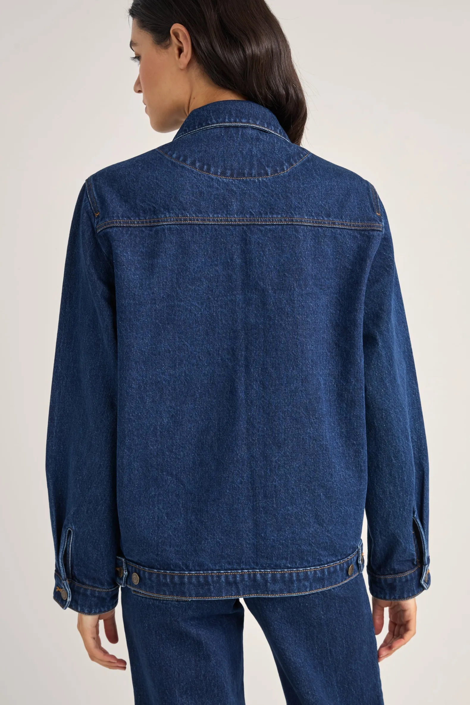 Demi Oversized Denim Jacket Indigo