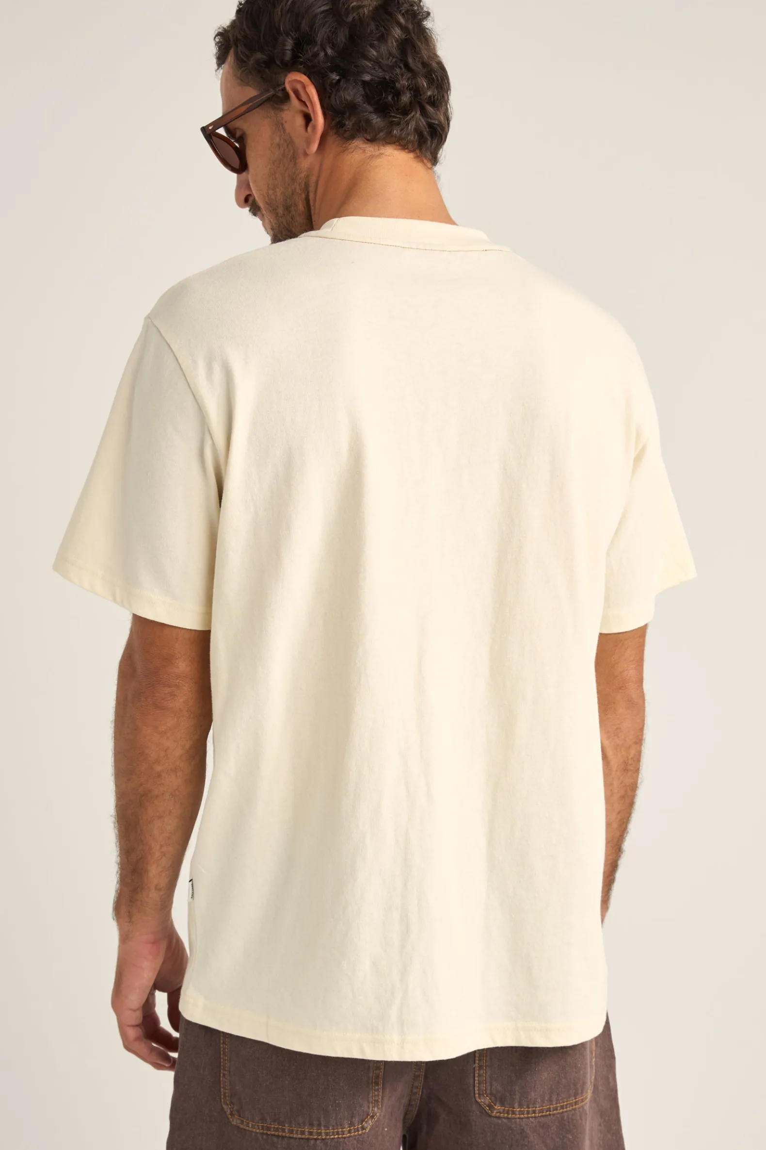 Elliptic Printed Vintage Ss T-Shirt Ecru