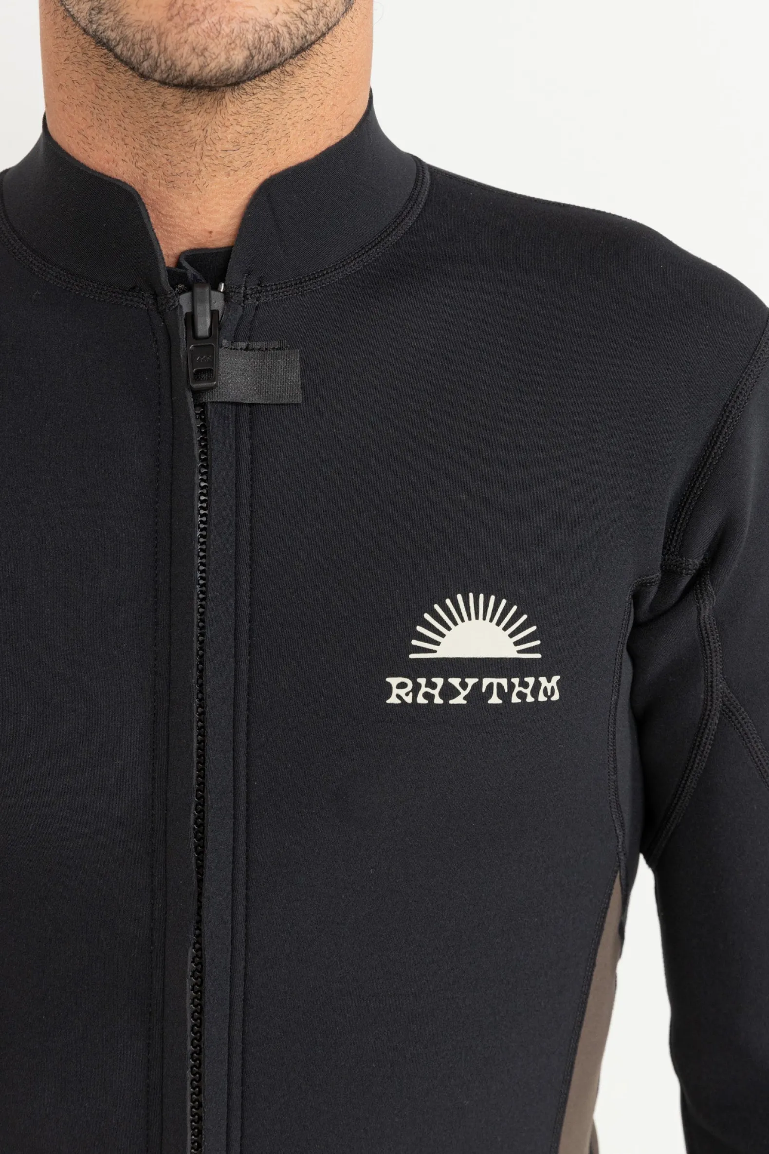 Essential Front Zip Jacket Black