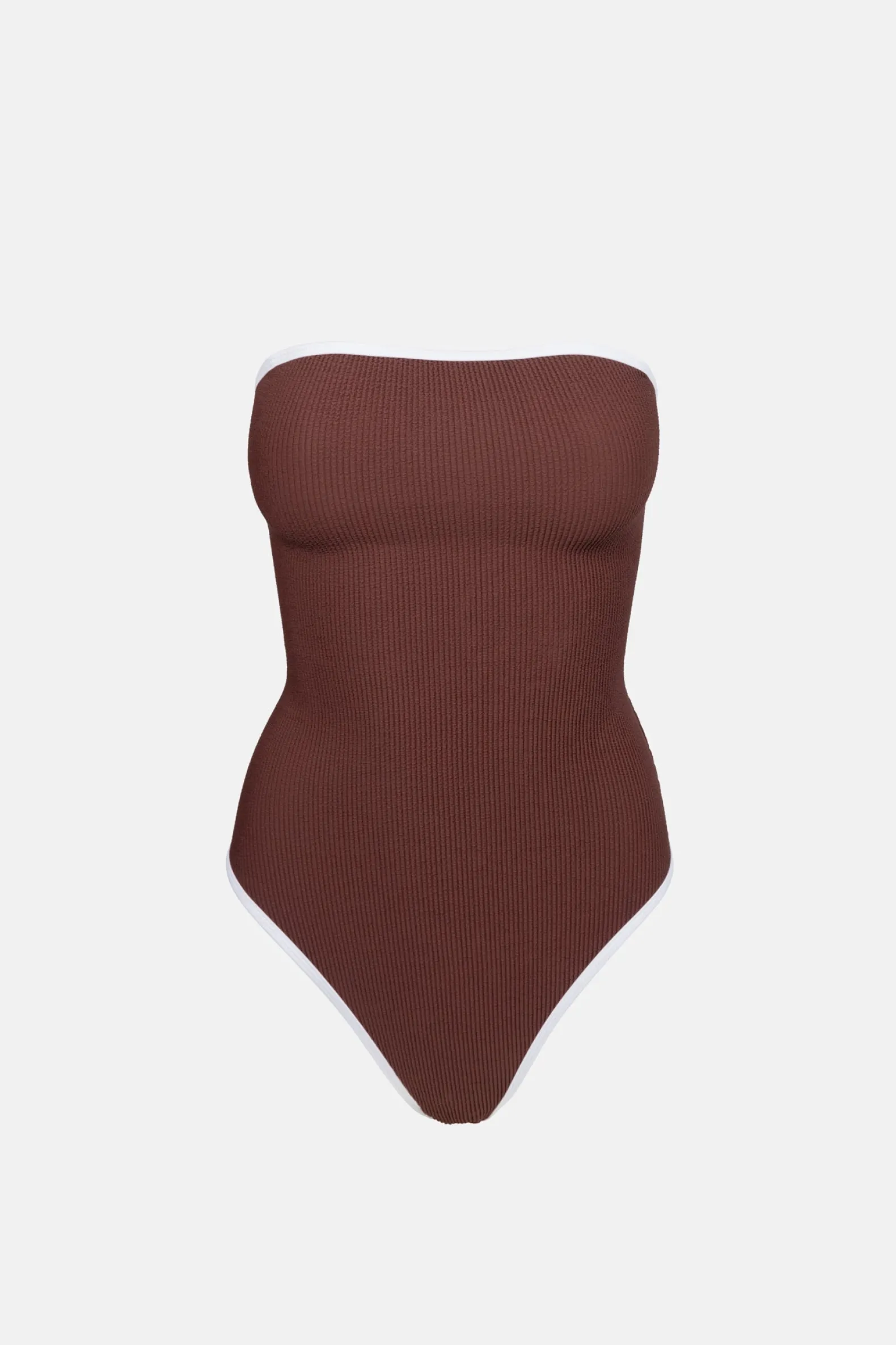 Essential Rib Contrast One Piece Cafe