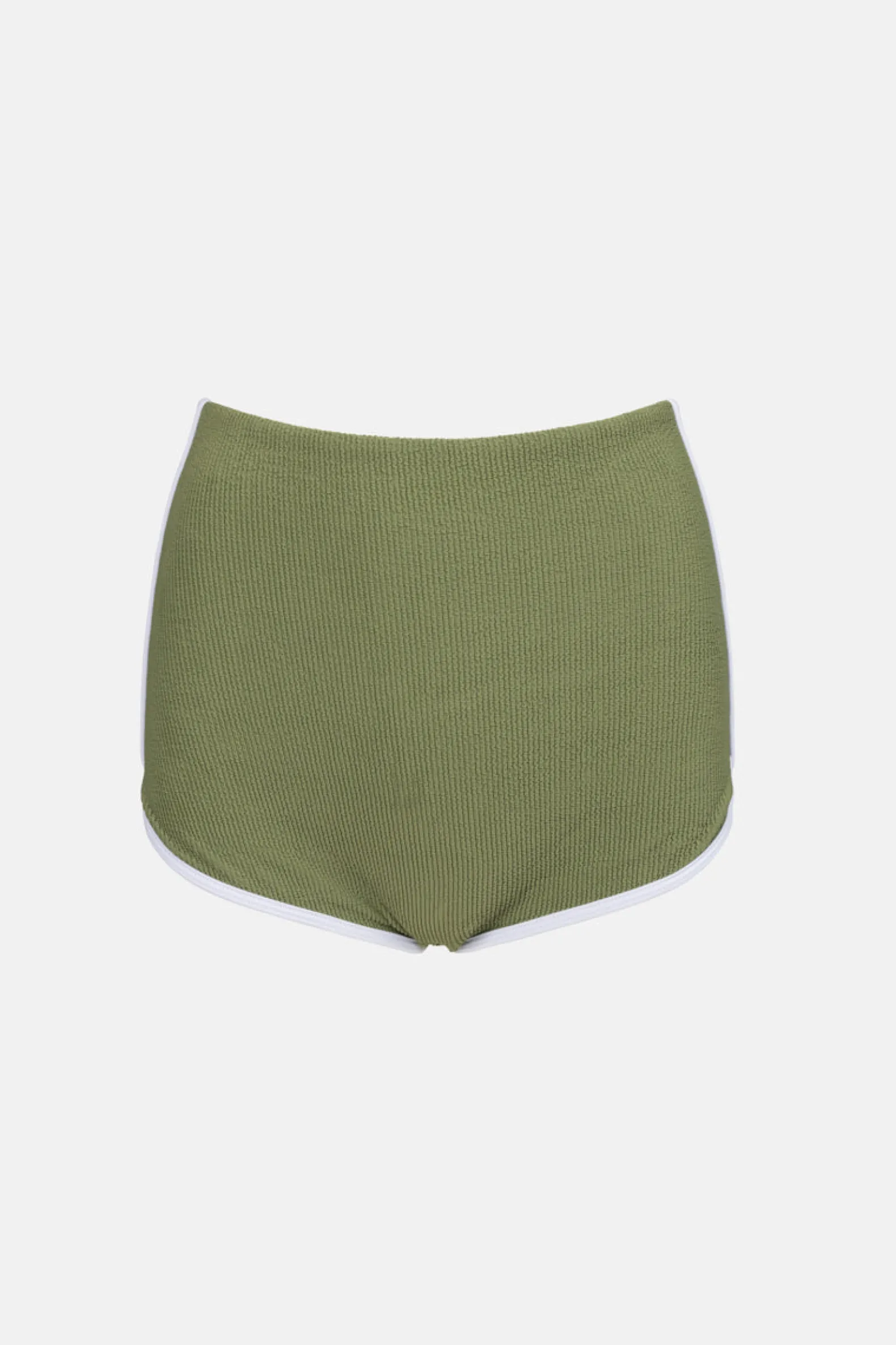 Essential Rib Contrast Surf Short Olive
