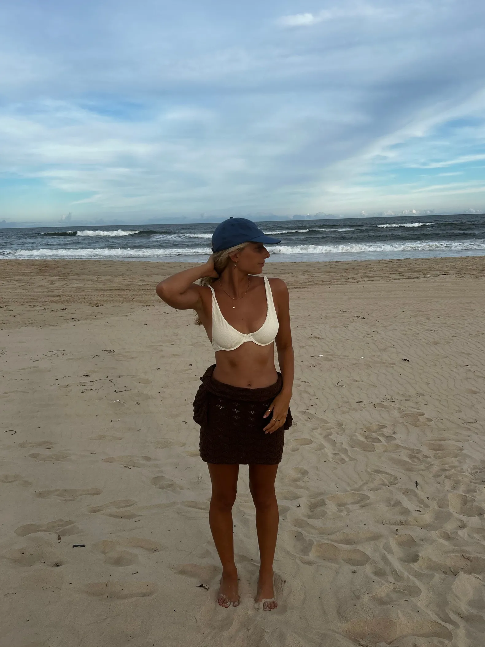 Essential Rib Underwire Top Creme