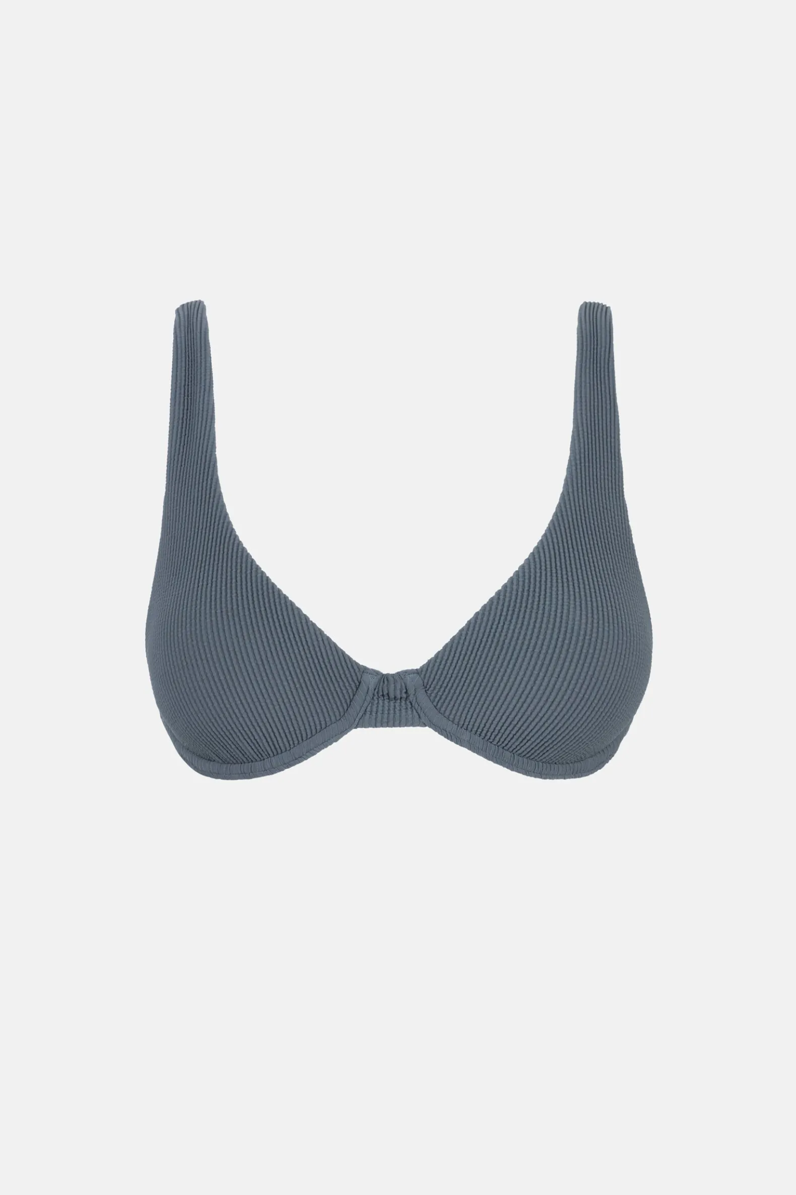 Essential Rib Underwire Top Graphite