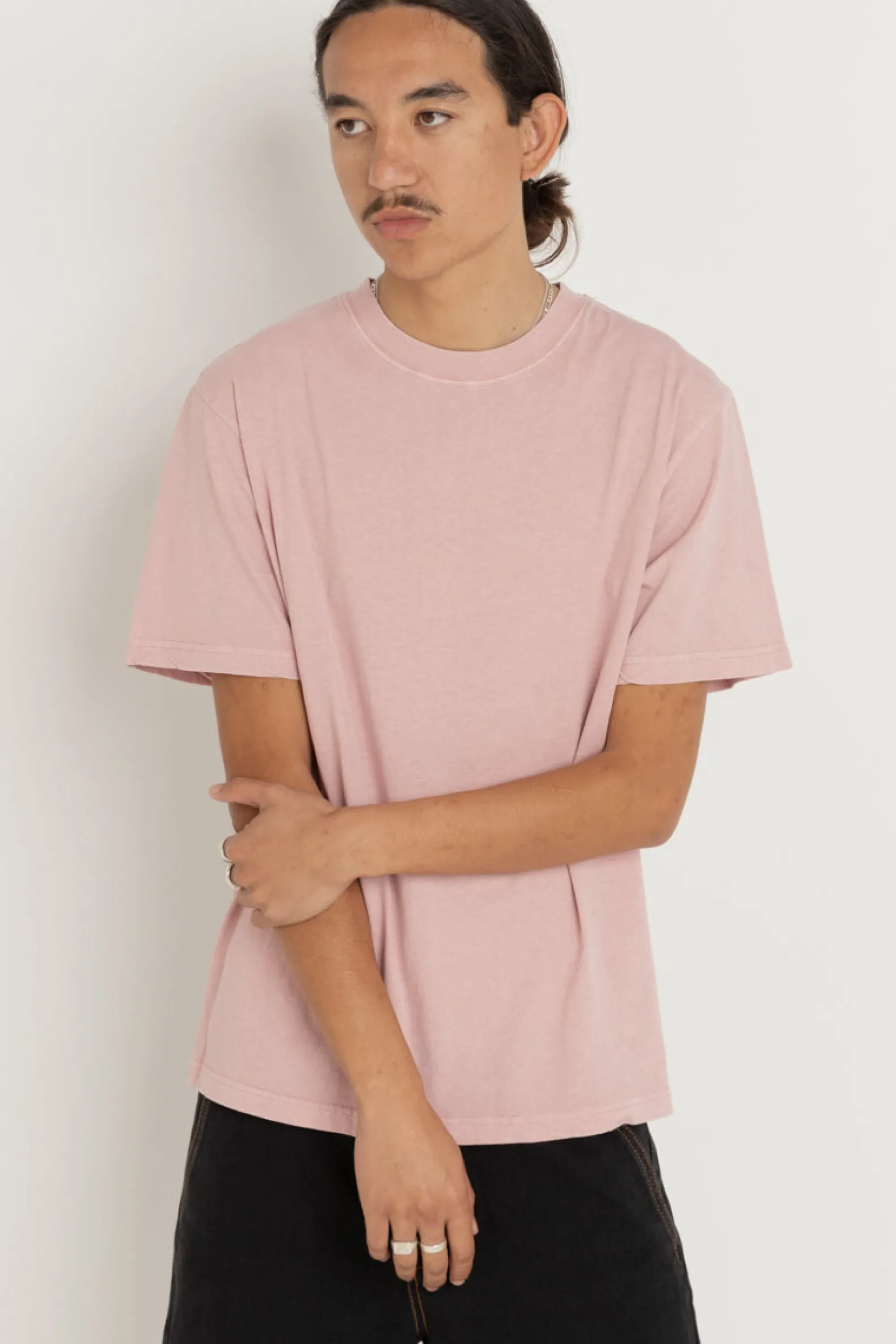 Essential Vintage Ss T-Shirt Mauve