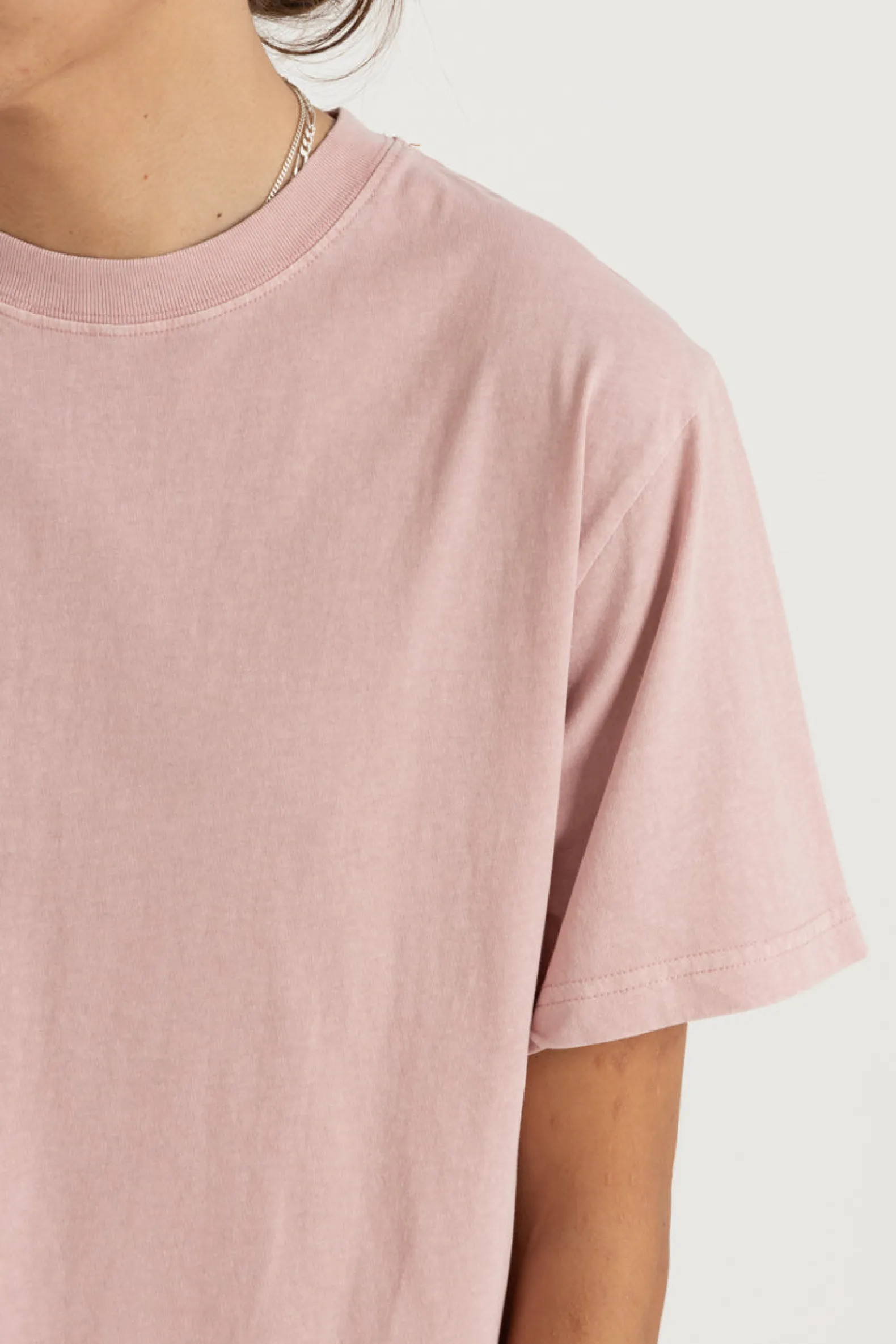 Essential Vintage Ss T-Shirt Mauve