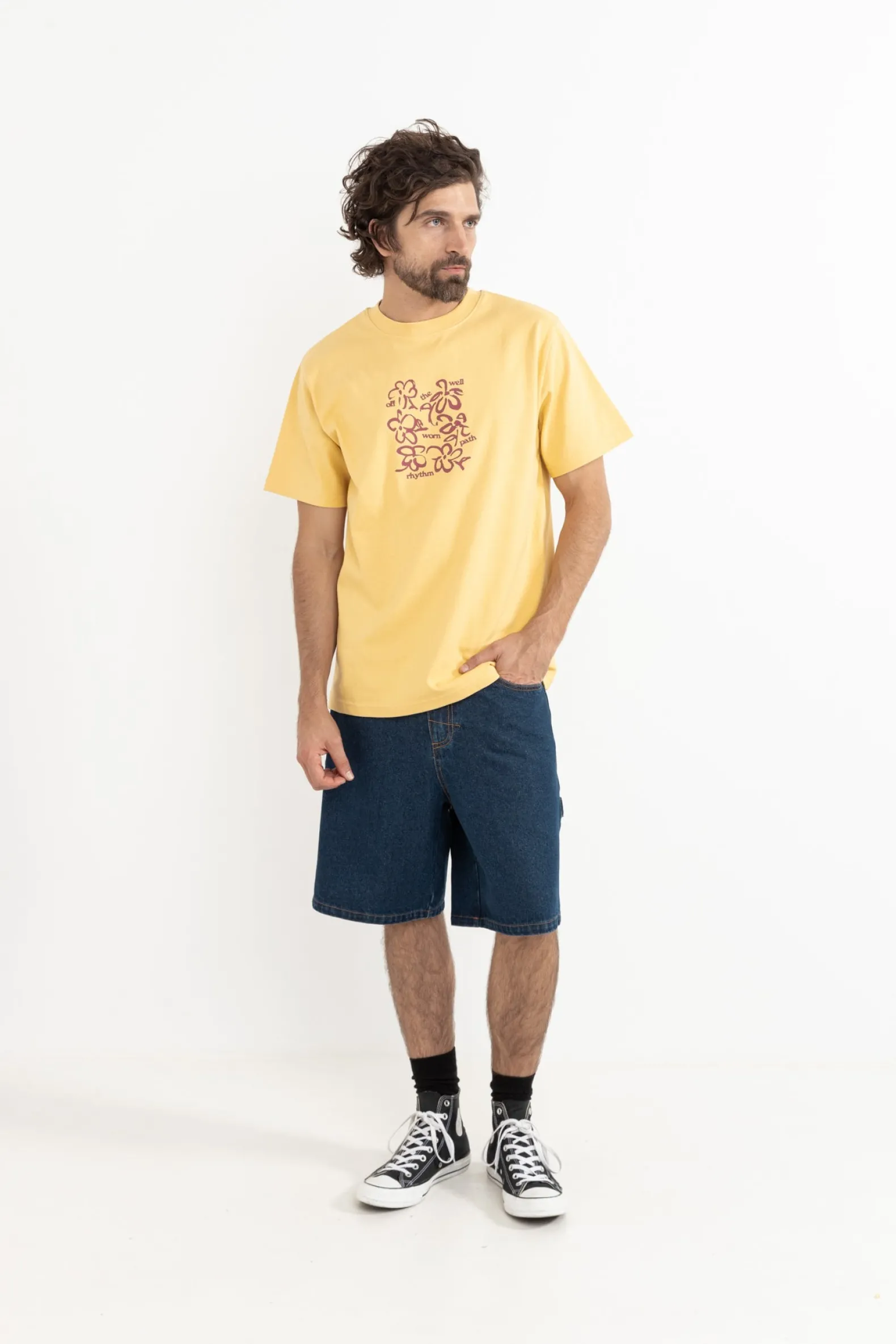 Florist Vintage Ss T-Shirt Yellow