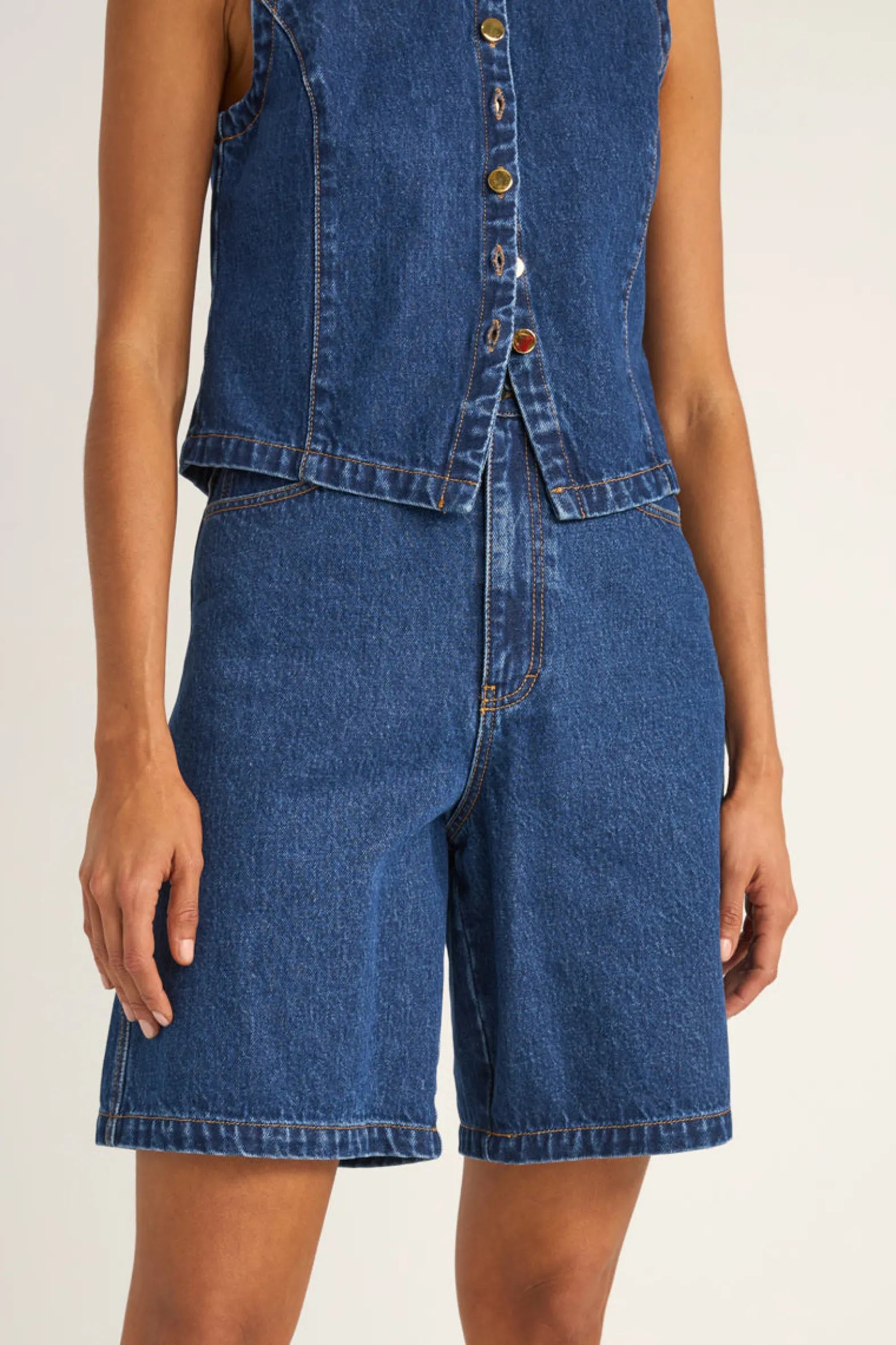 Gia Denim Jorts Indigo