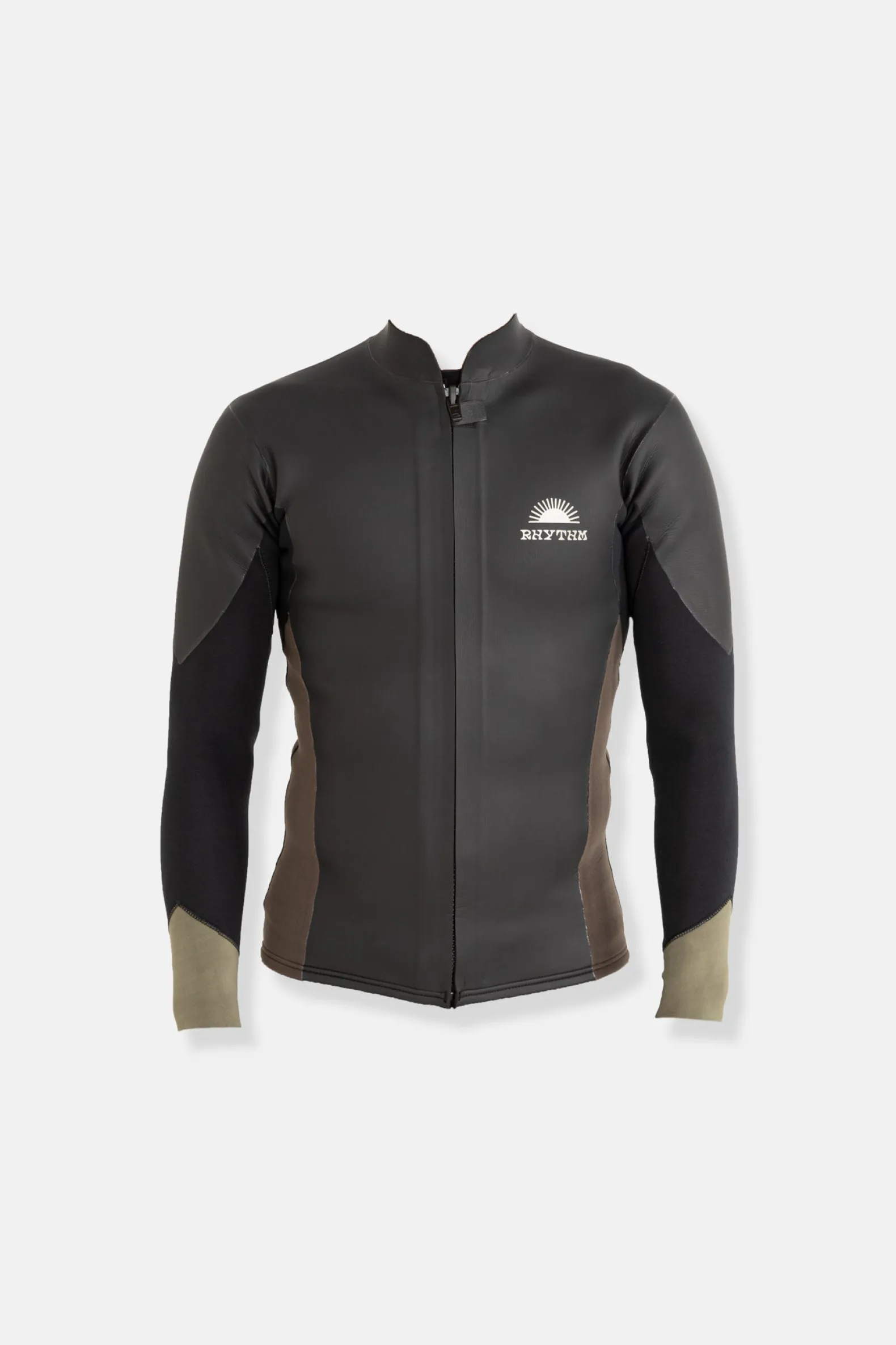 Heritage Front Zipper Jacket Black