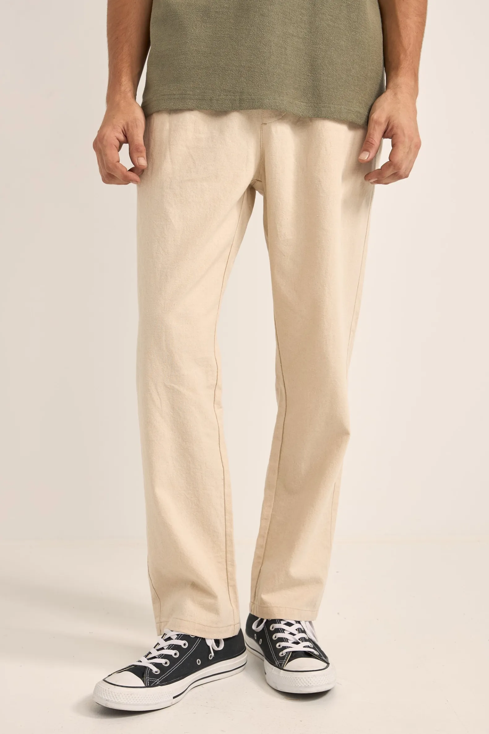 Linen Jam Pant Bone