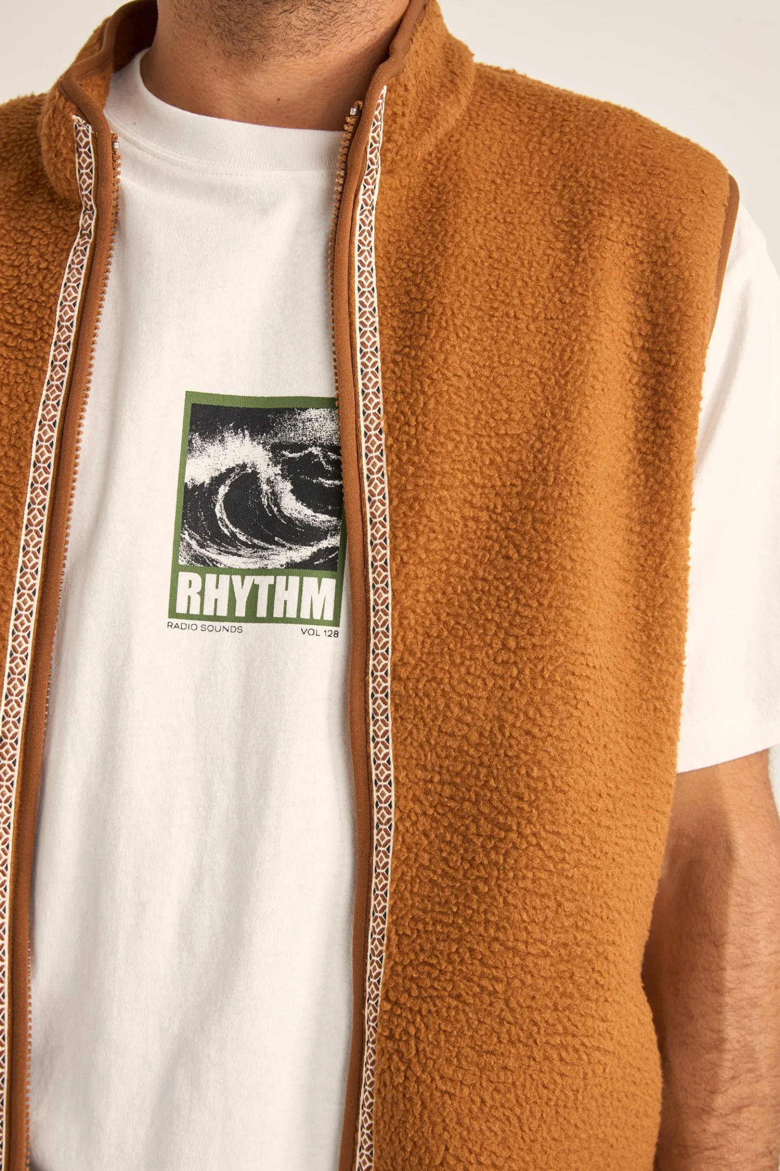 Marco Sherpa Vest Tobacco