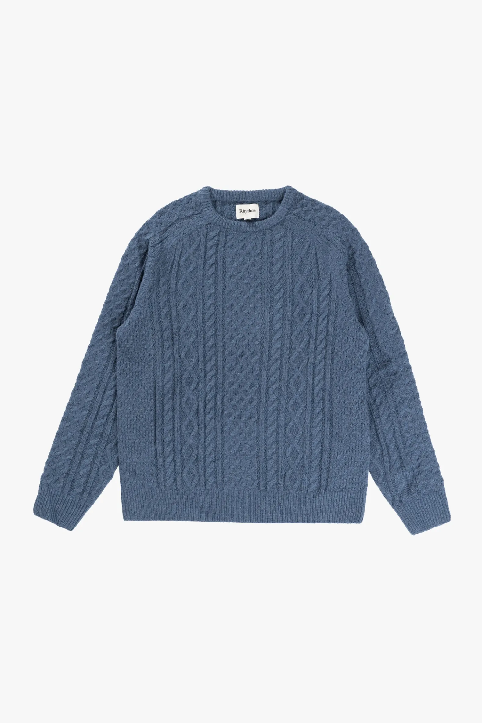 Mohair Fishermans Knit Slate