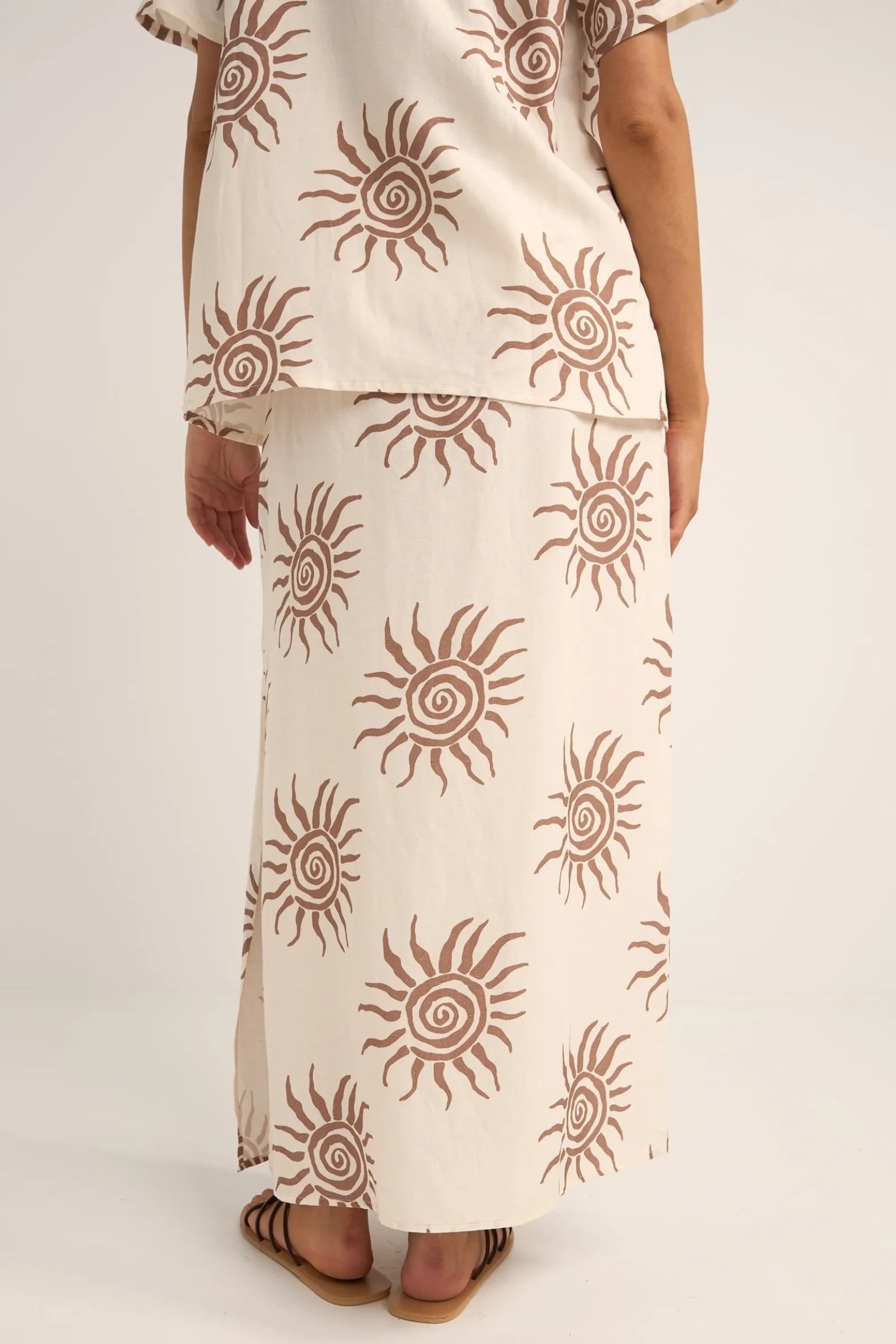 Seafarer Maxi Skirt Brown