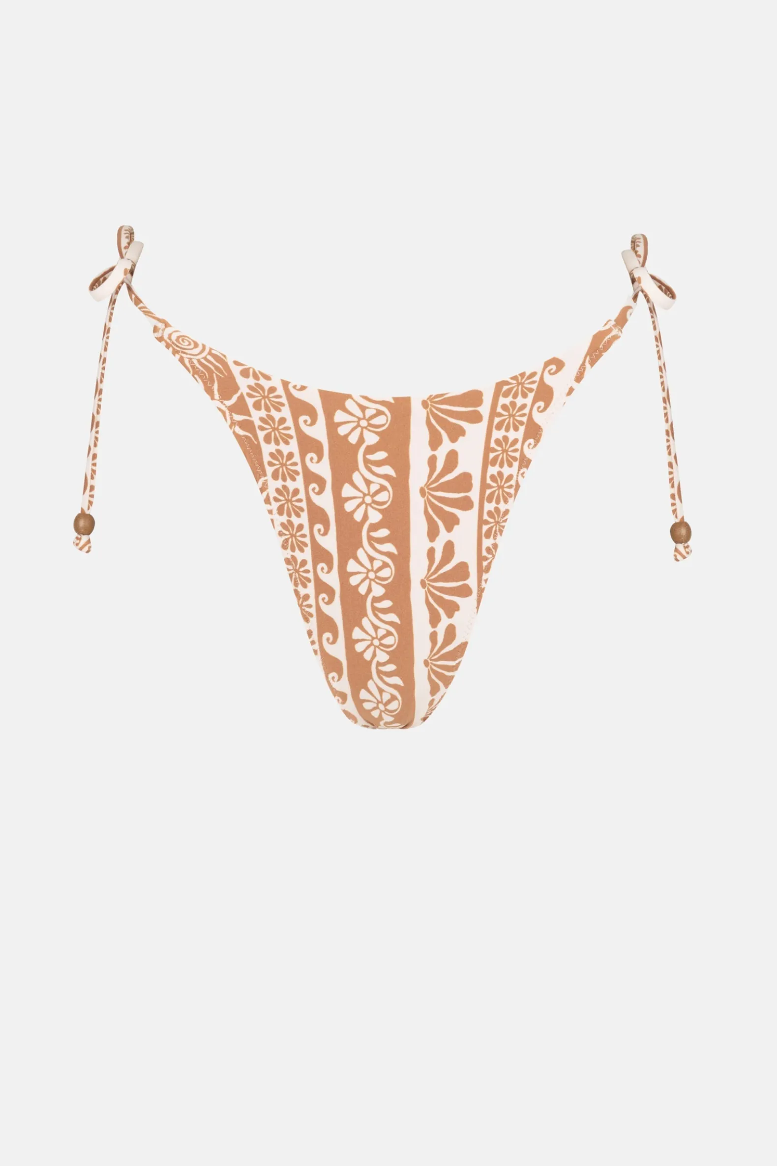 Seafarer Tie Side Hi Cut Pant Brown