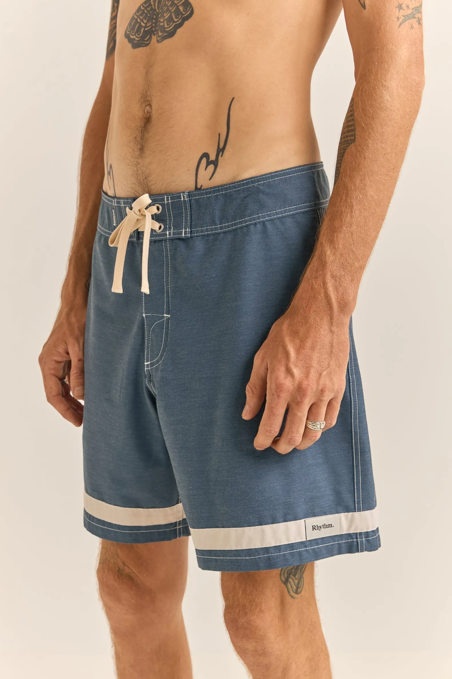 Signature Stripe Trunk Navy