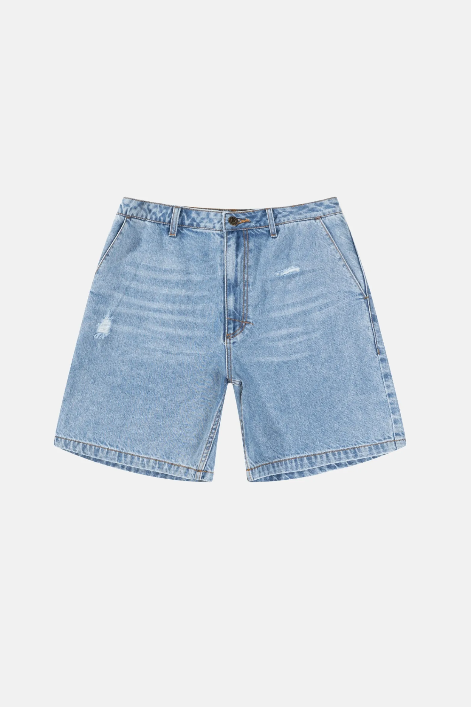 Subtle Distress Short Blue