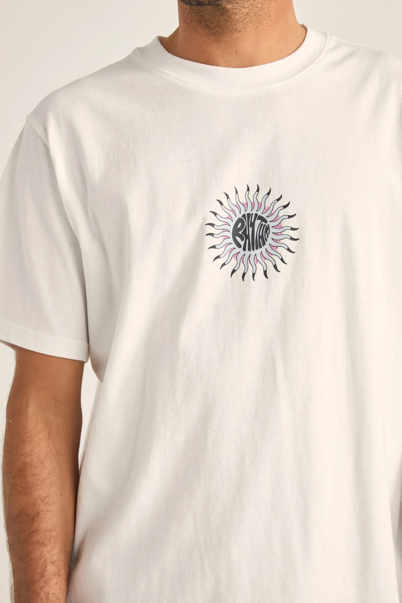 Sun Beams Vintage Ss T-Shirt Vintage White