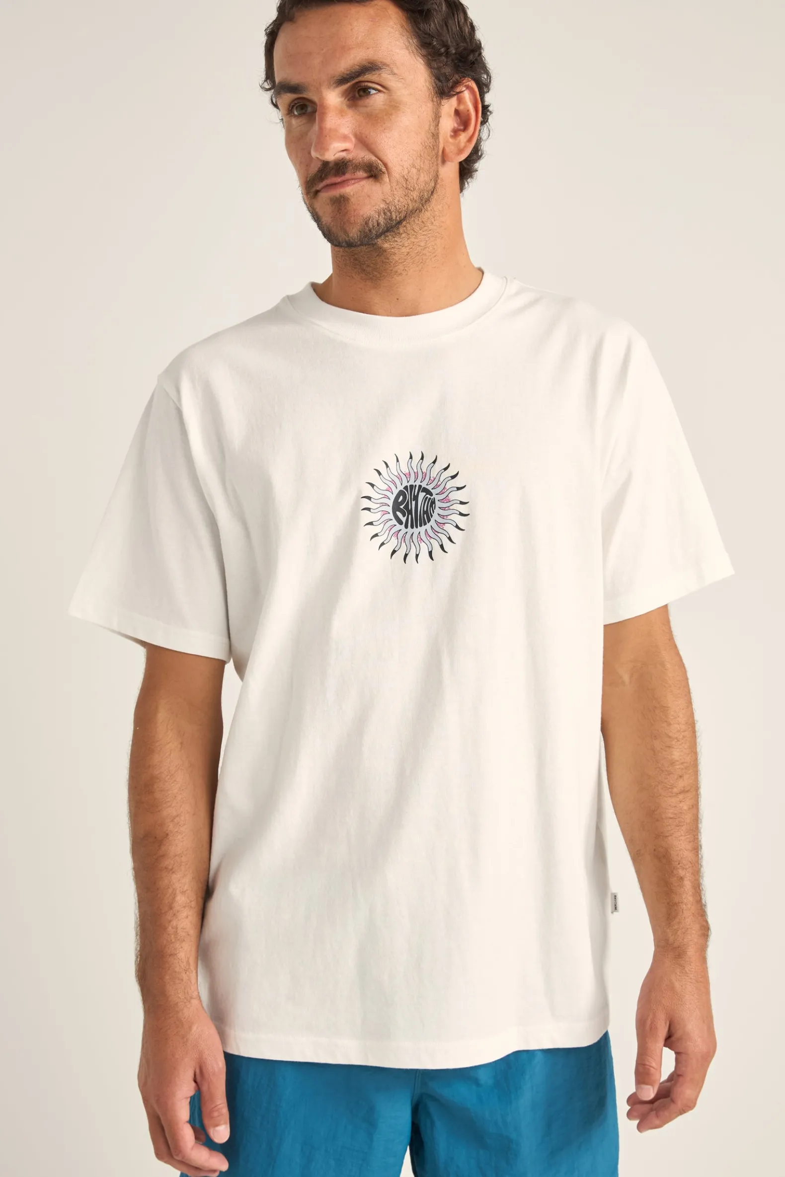 Sun Beams Vintage Ss T-Shirt Vintage White