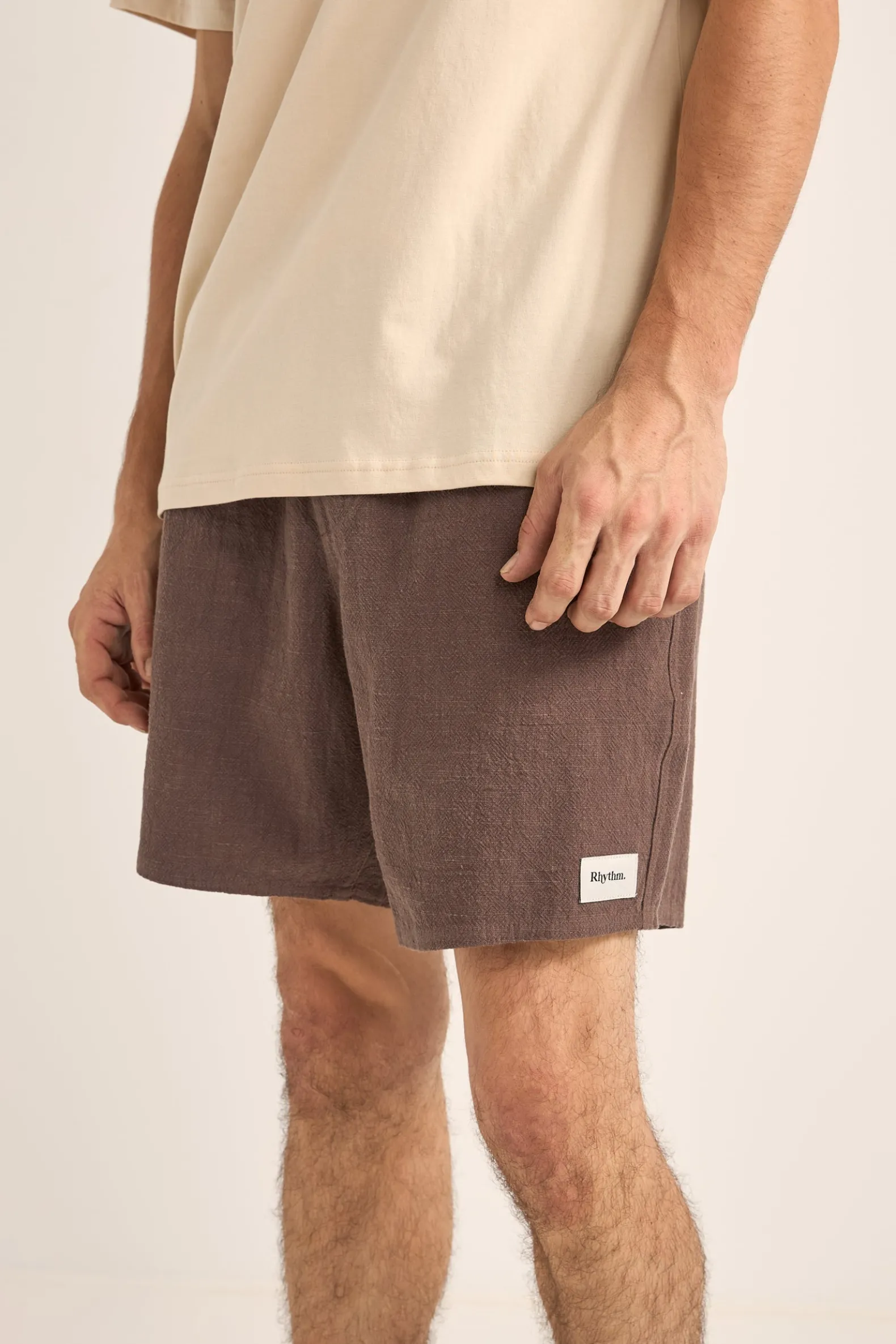 Textured Linen Jam Silt