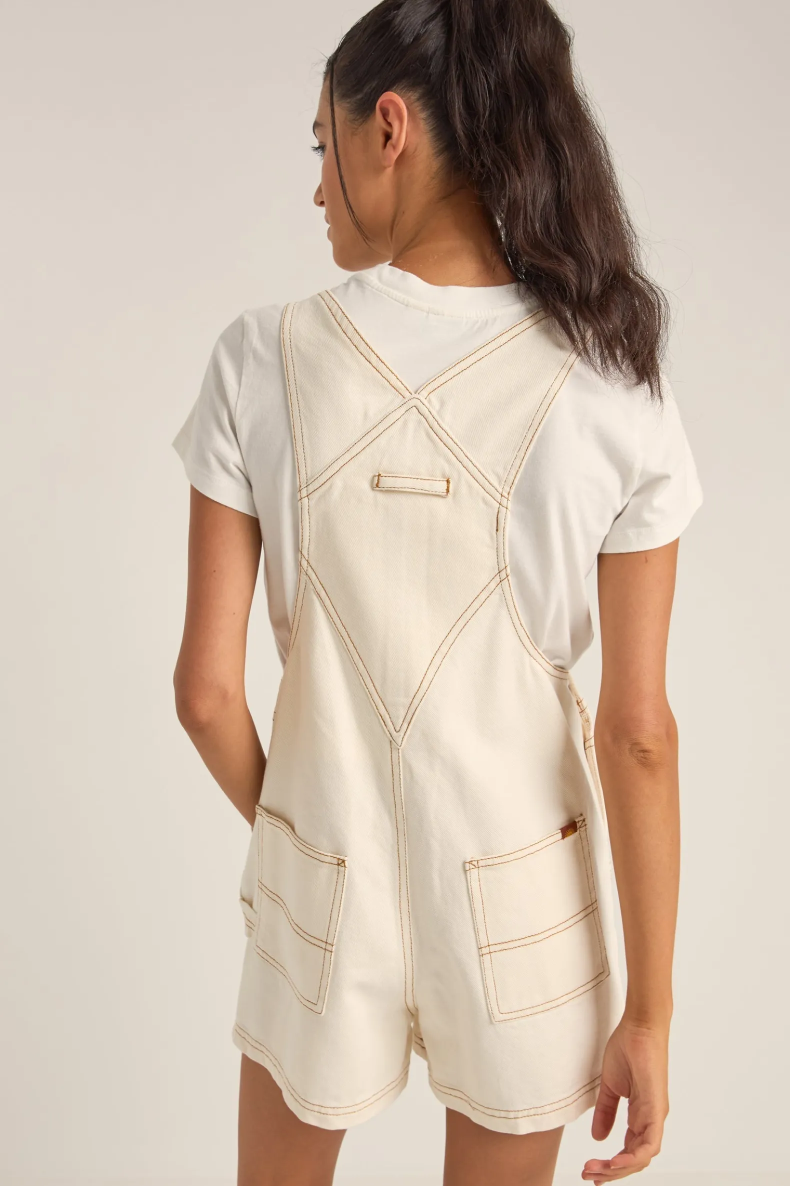 Tides Short Overall Cream