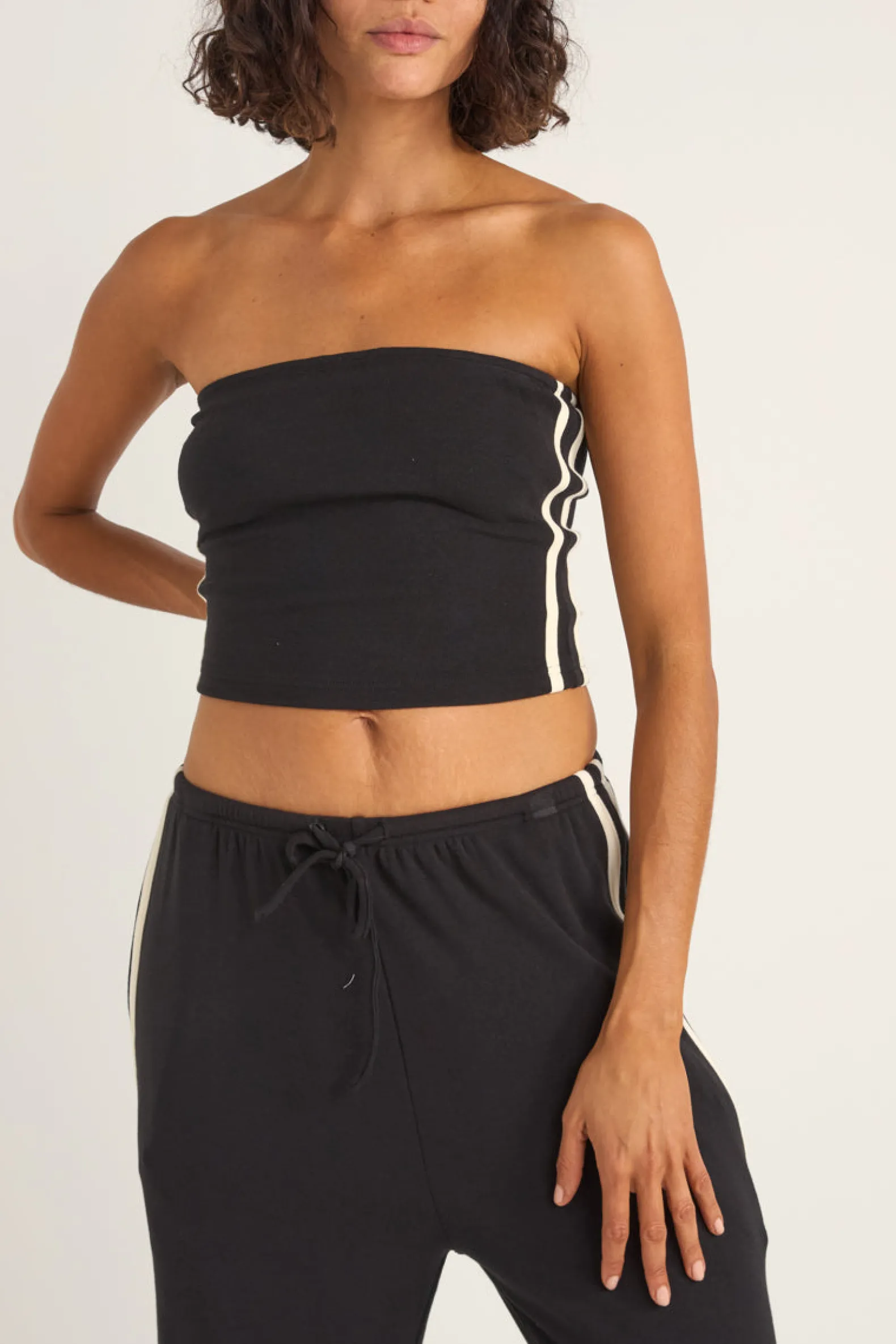 Track Bandeau Top Black