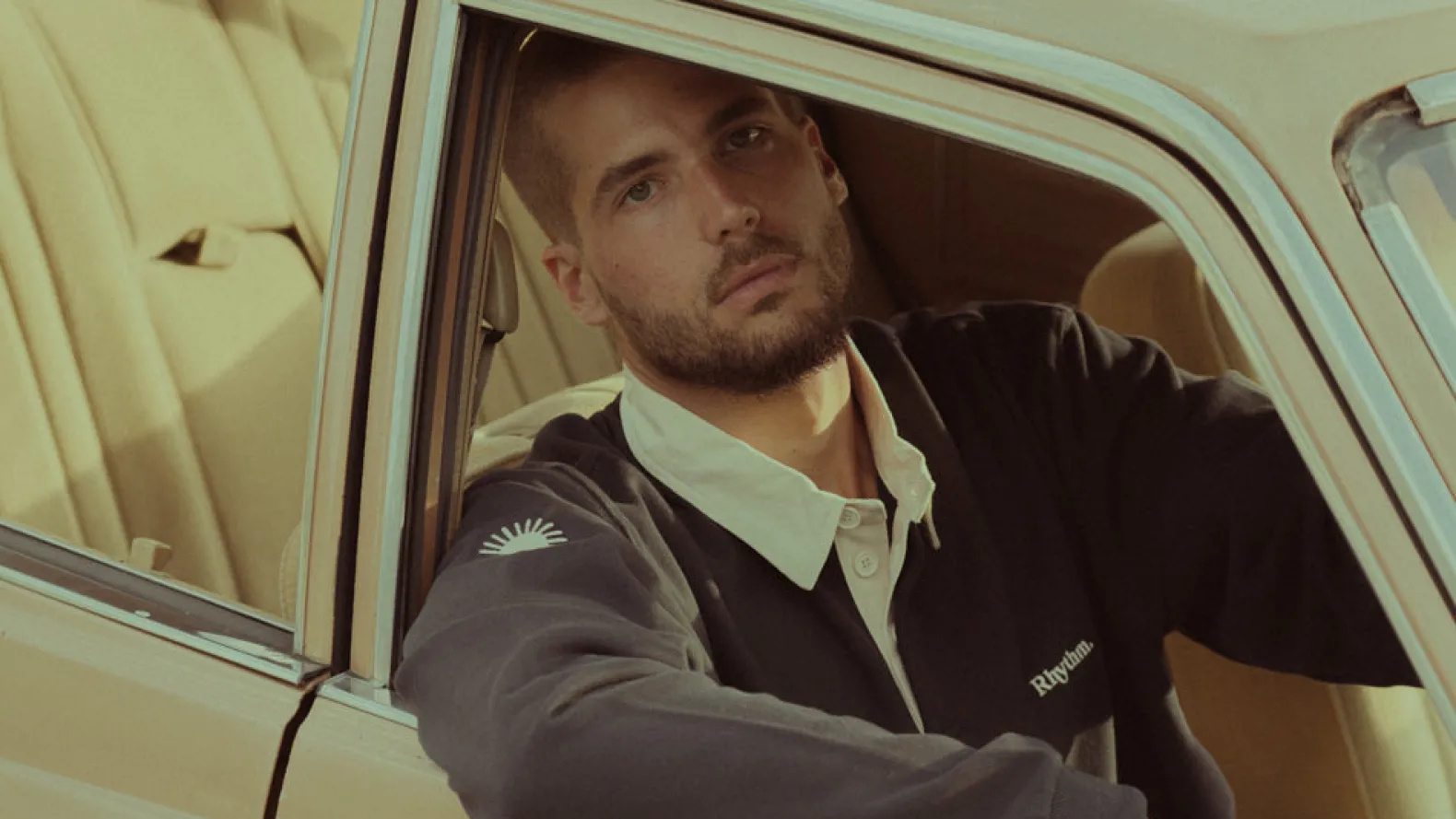 Vintage Rugby Ls Polo Indigo