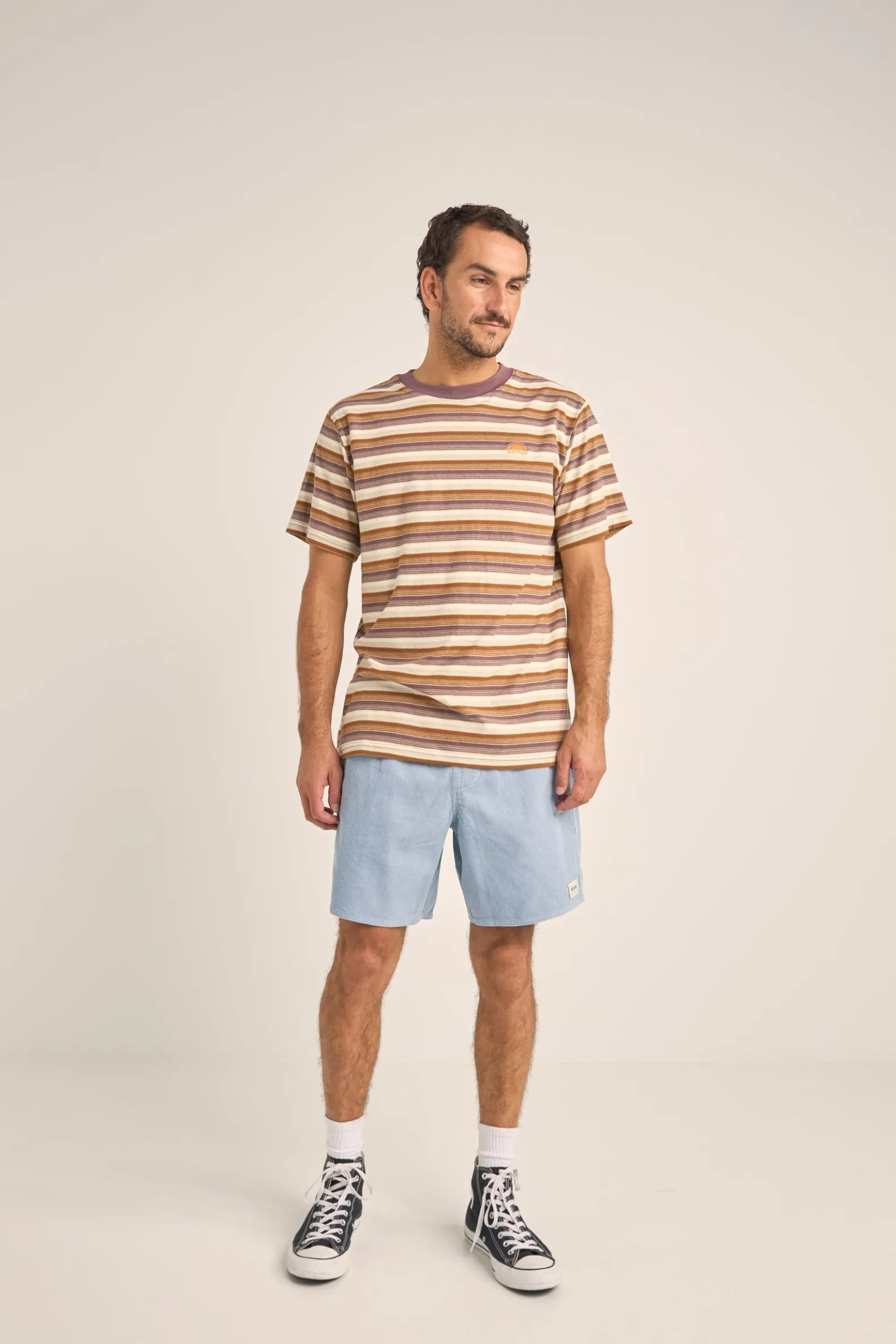 Vintage Stripe SS T-Shirt Cedar