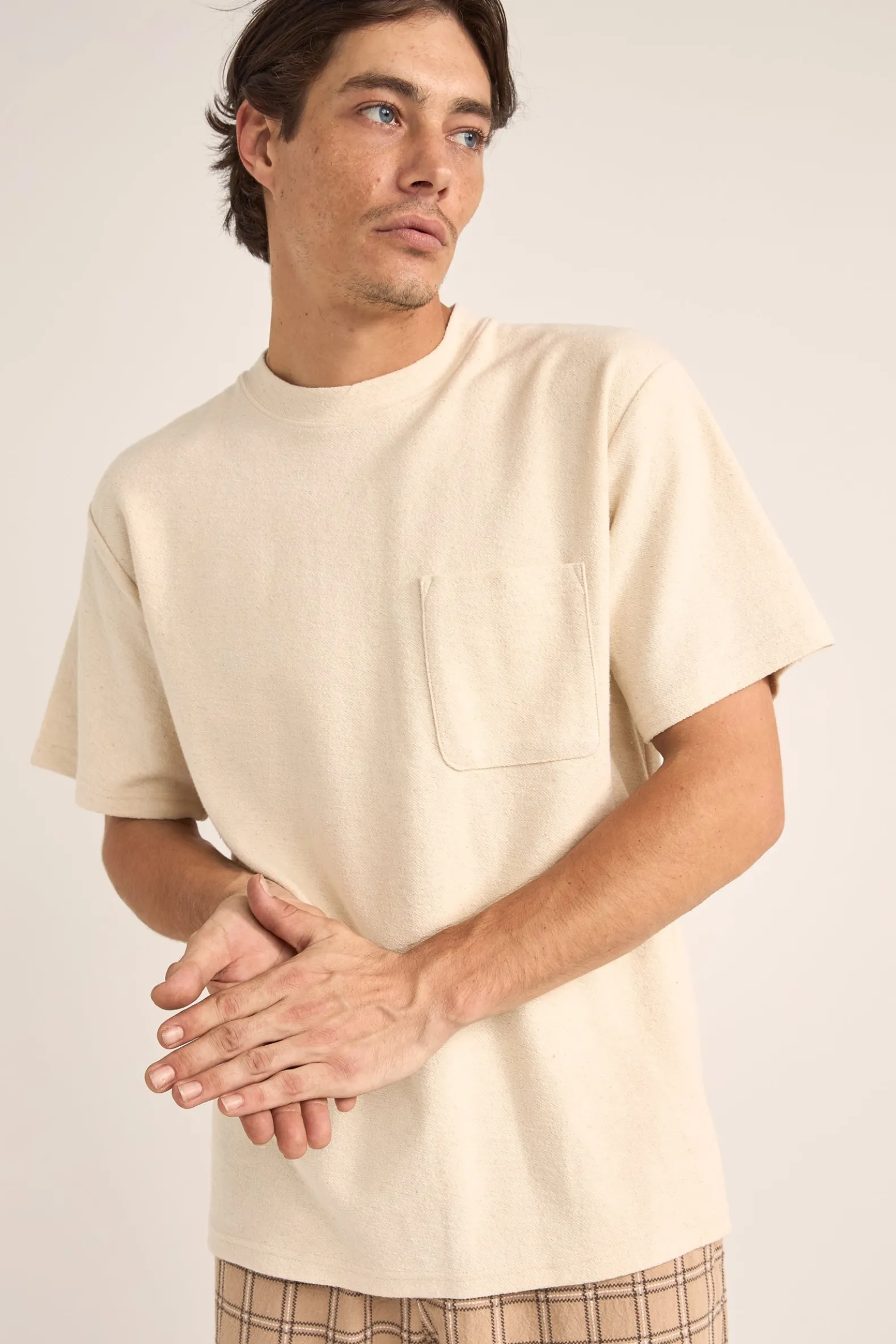 Vintage Terry SS T-Shirt Natural